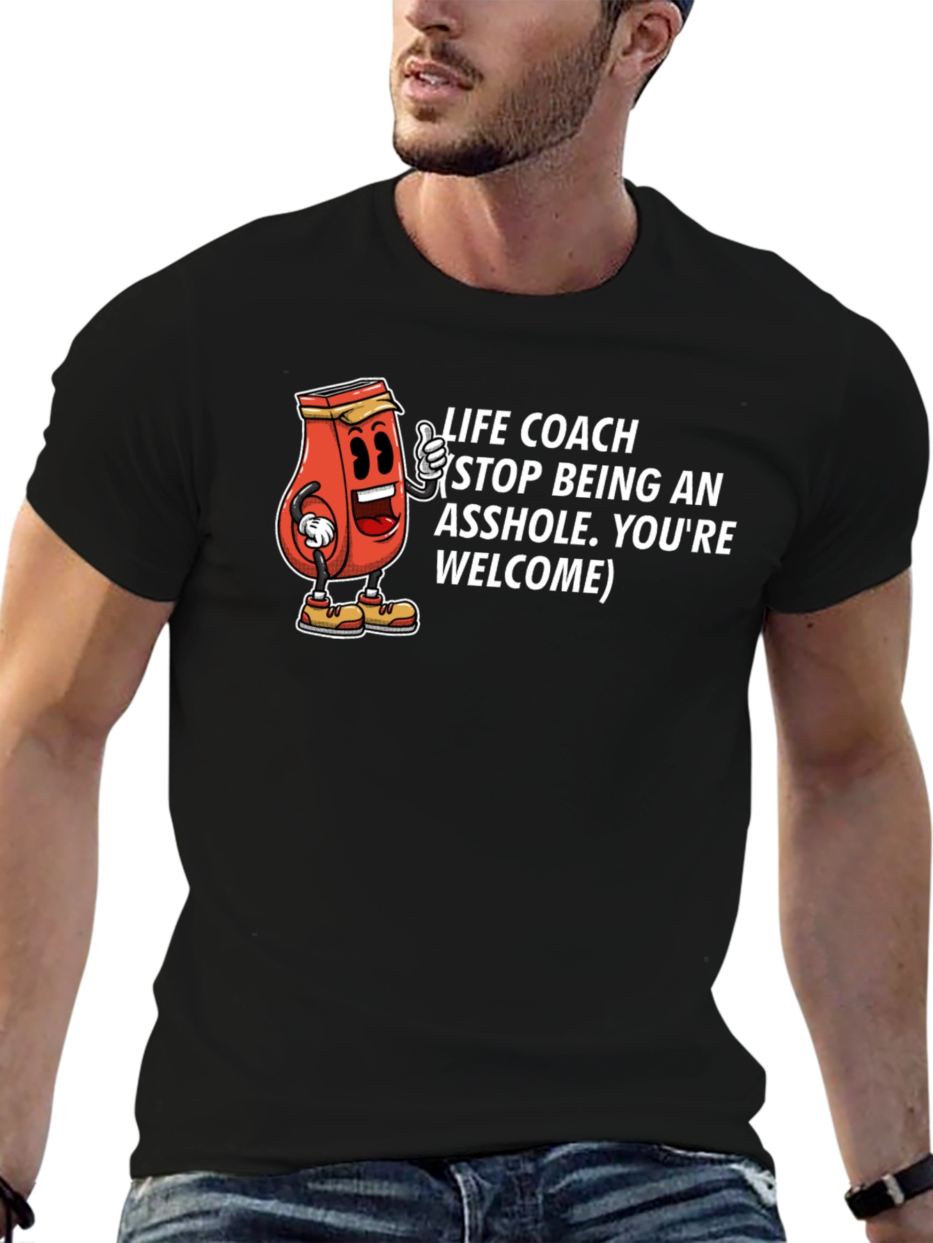 Life Coach Funny Graphic Tee