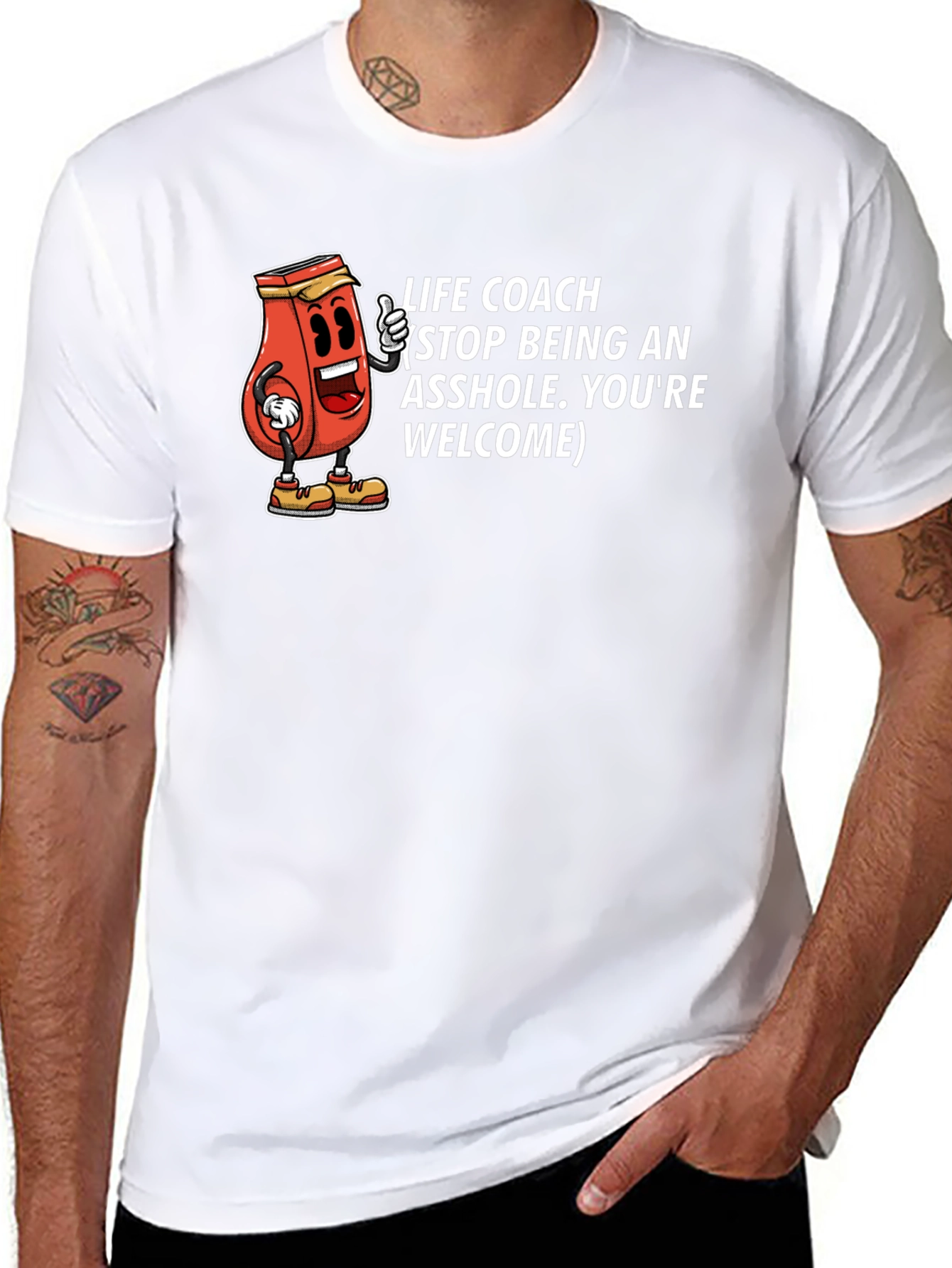 Life Coach Funny Graphic Tee