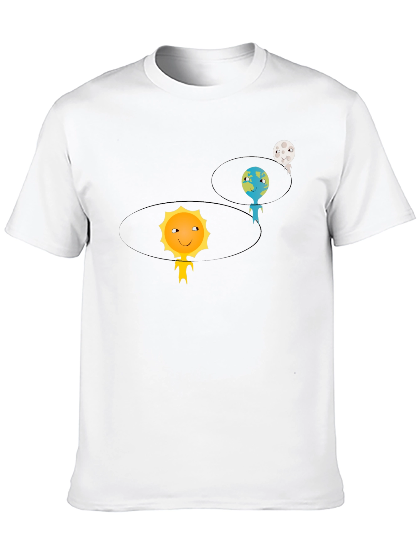 Solar System Graphic Tee - Black Cotton