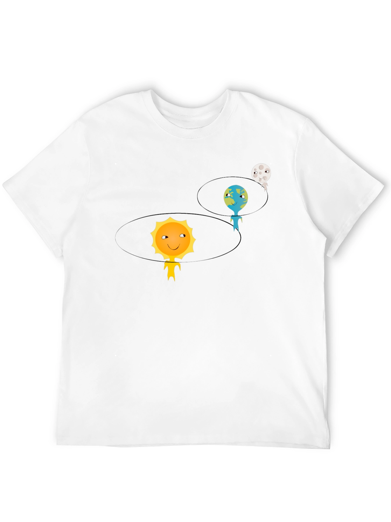 Solar System Graphic Tee - Black Cotton