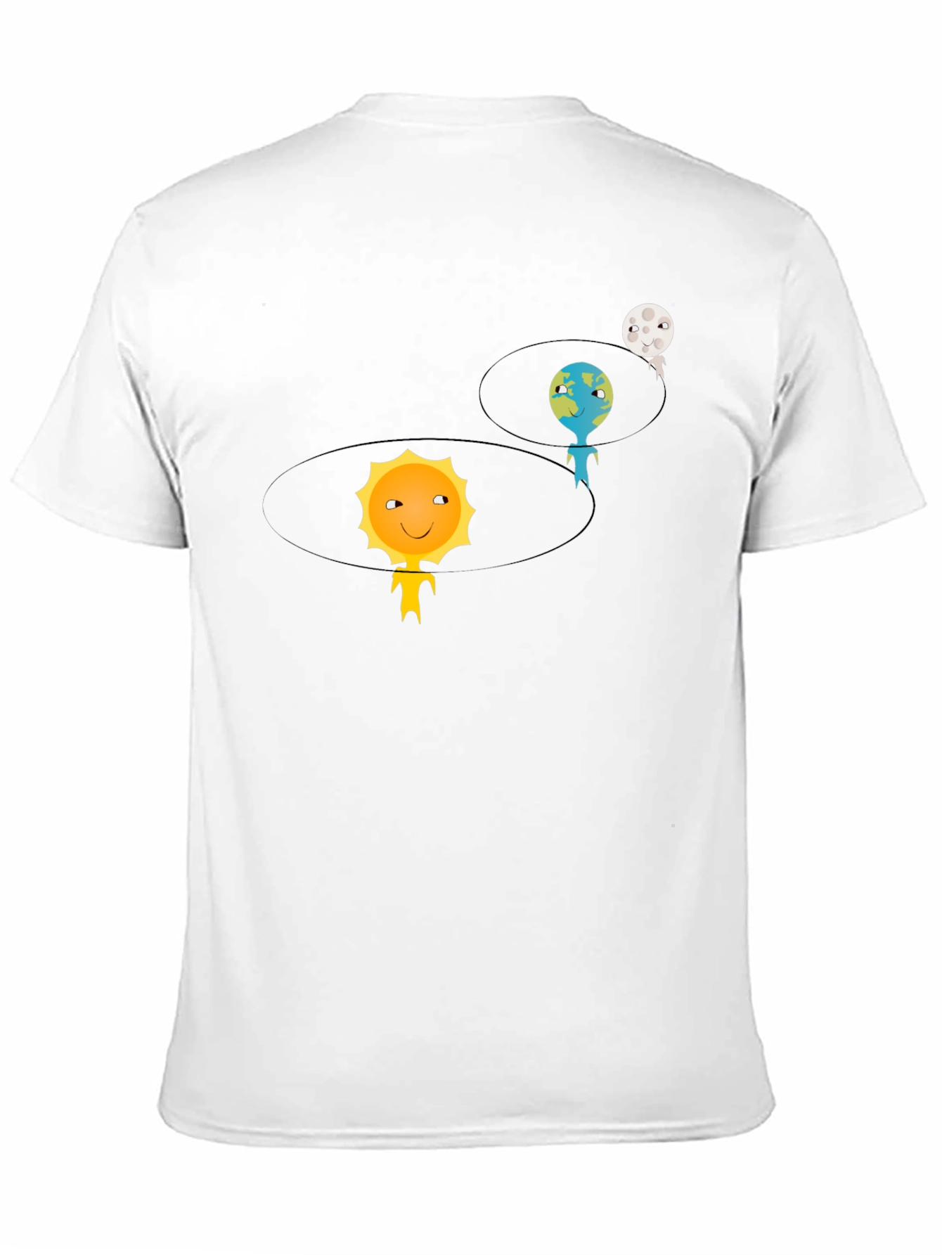Solar System Graphic Tee - Black Cotton