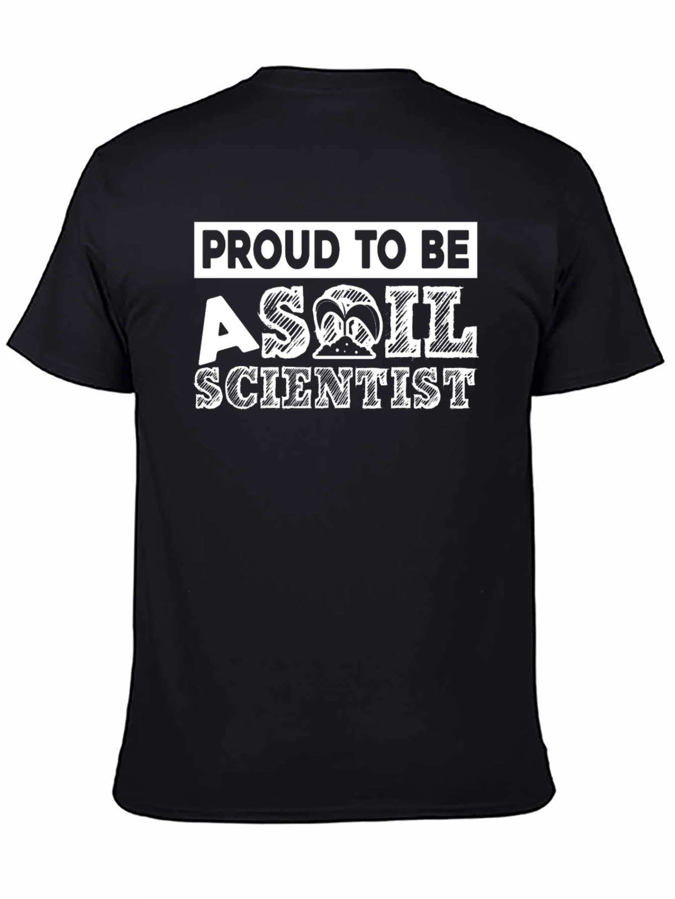 Proud Soil Scientist Black T-Shirt