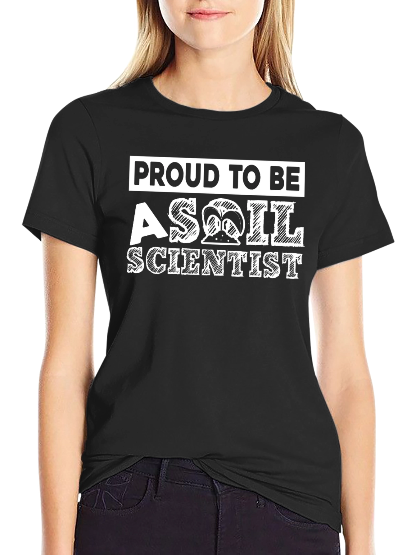 Proud Soil Scientist Black T-Shirt