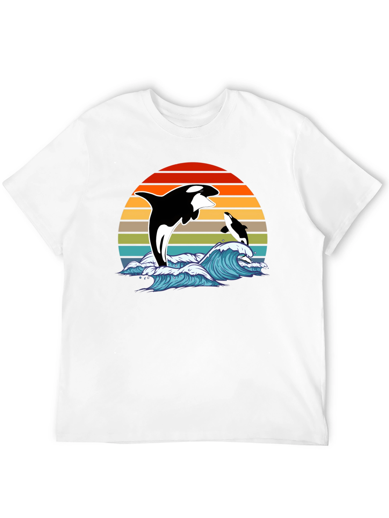 Orca Sunset Graphic Tee
