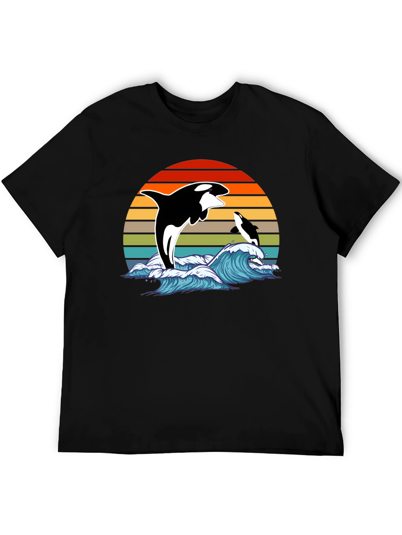Orca Sunset Graphic Tee