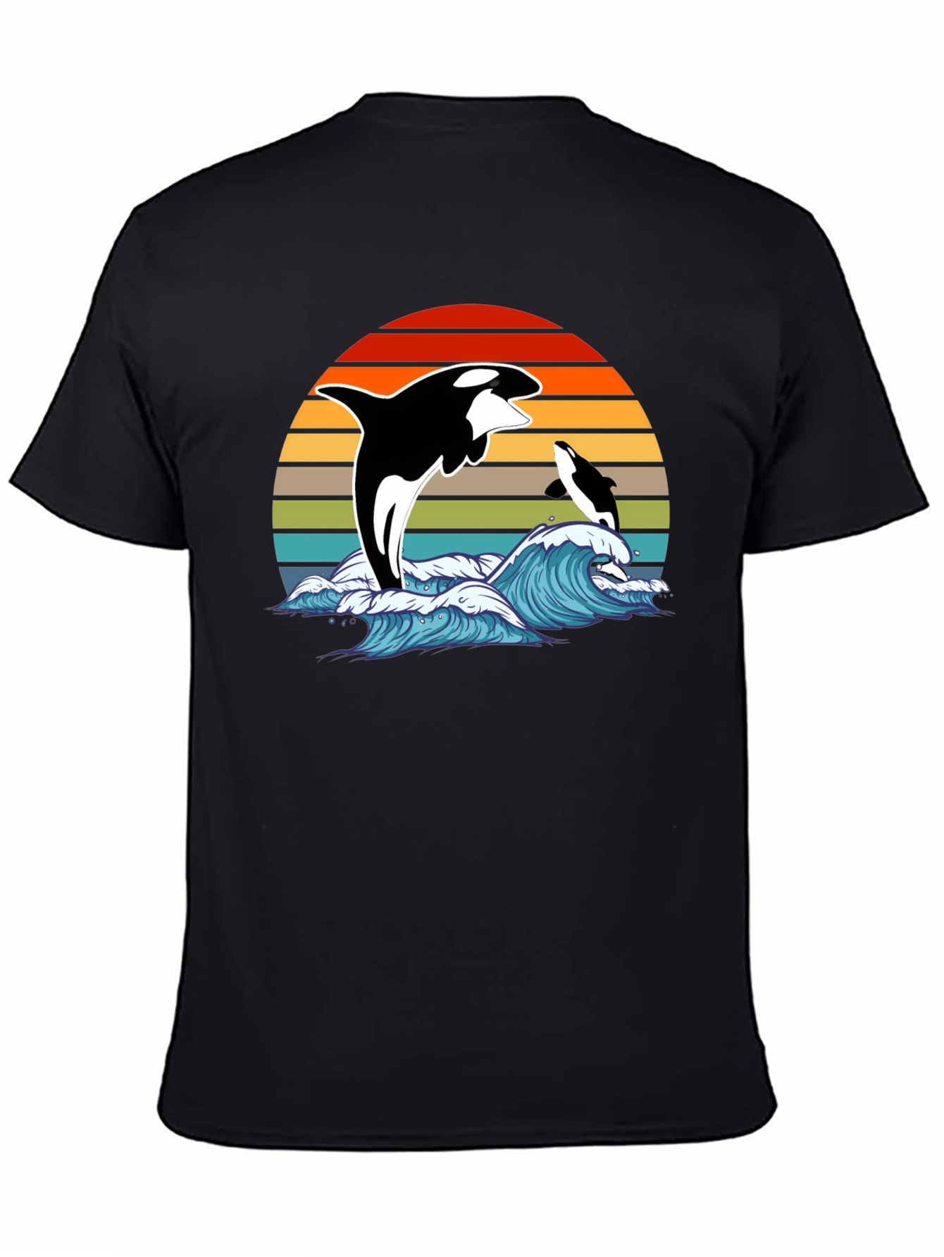 Orca Sunset Graphic Tee