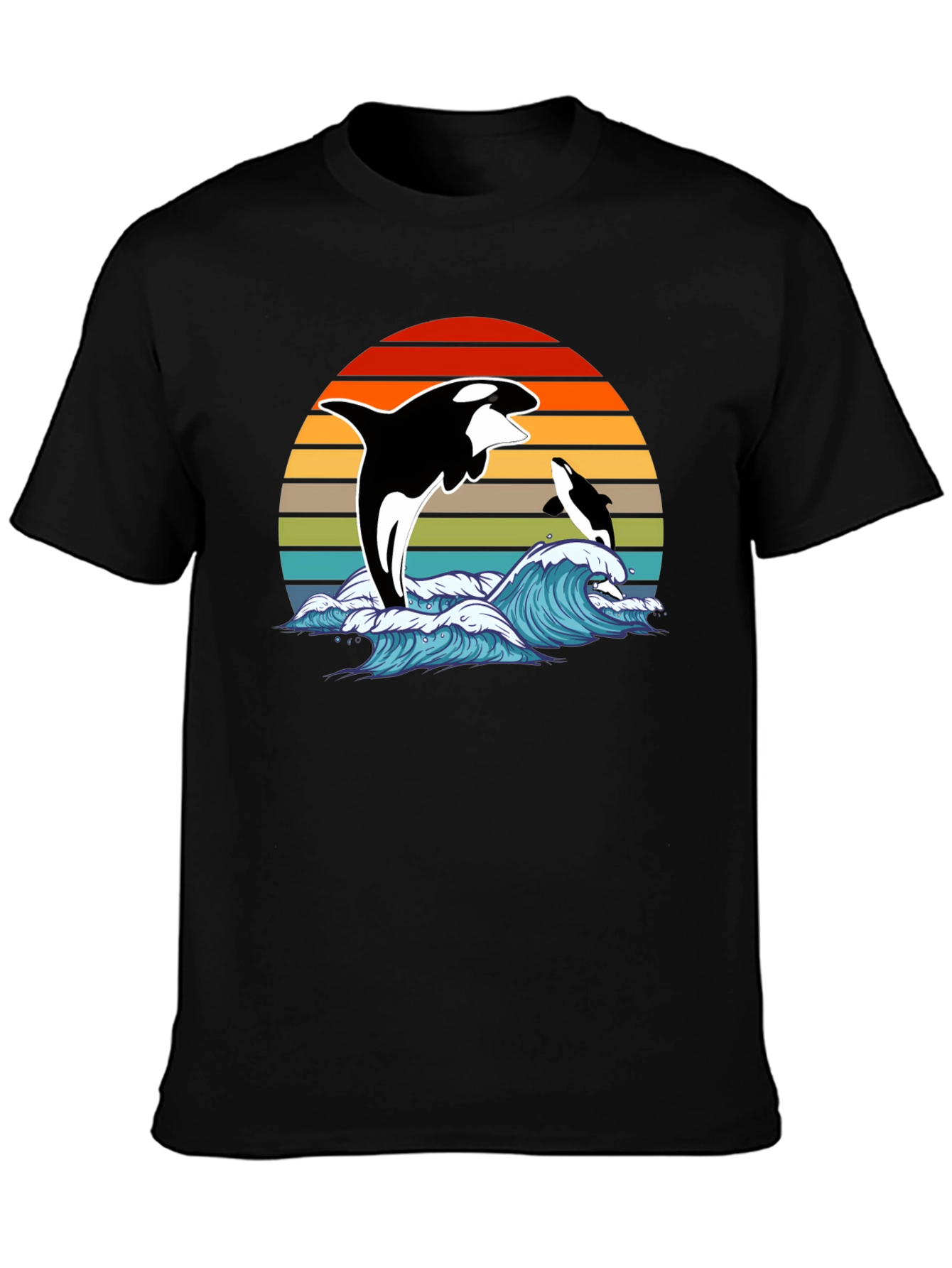 Orca Sunset Graphic Tee