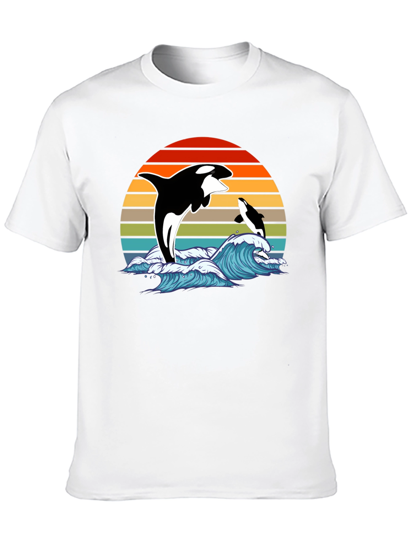Orca Sunset Graphic Tee
