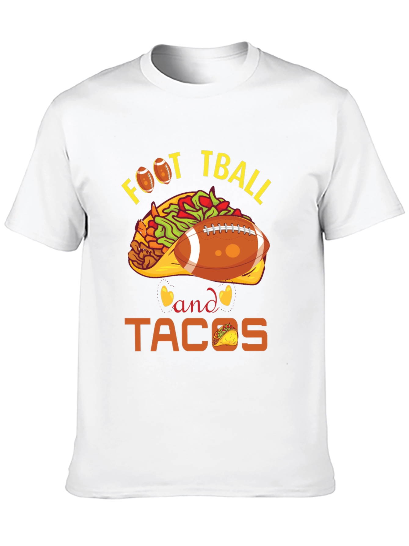 Football and Tacos Graphic Tee