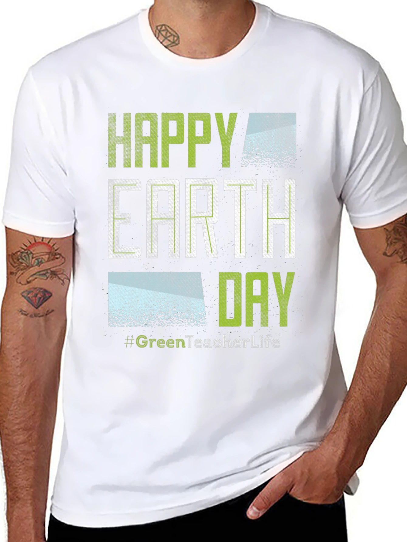 Happy Earth Day GreenTeacherLife T-Shirt