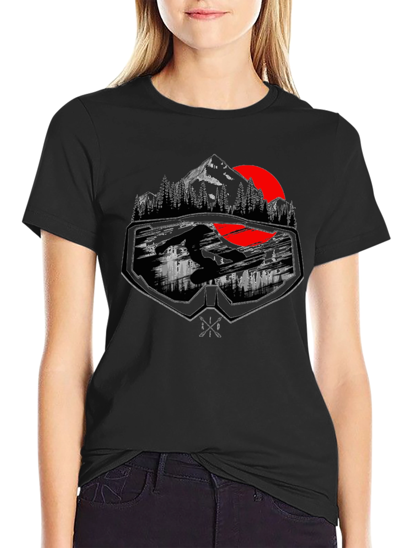 Mountain Goggles Graphic Tee - Adventure Ready