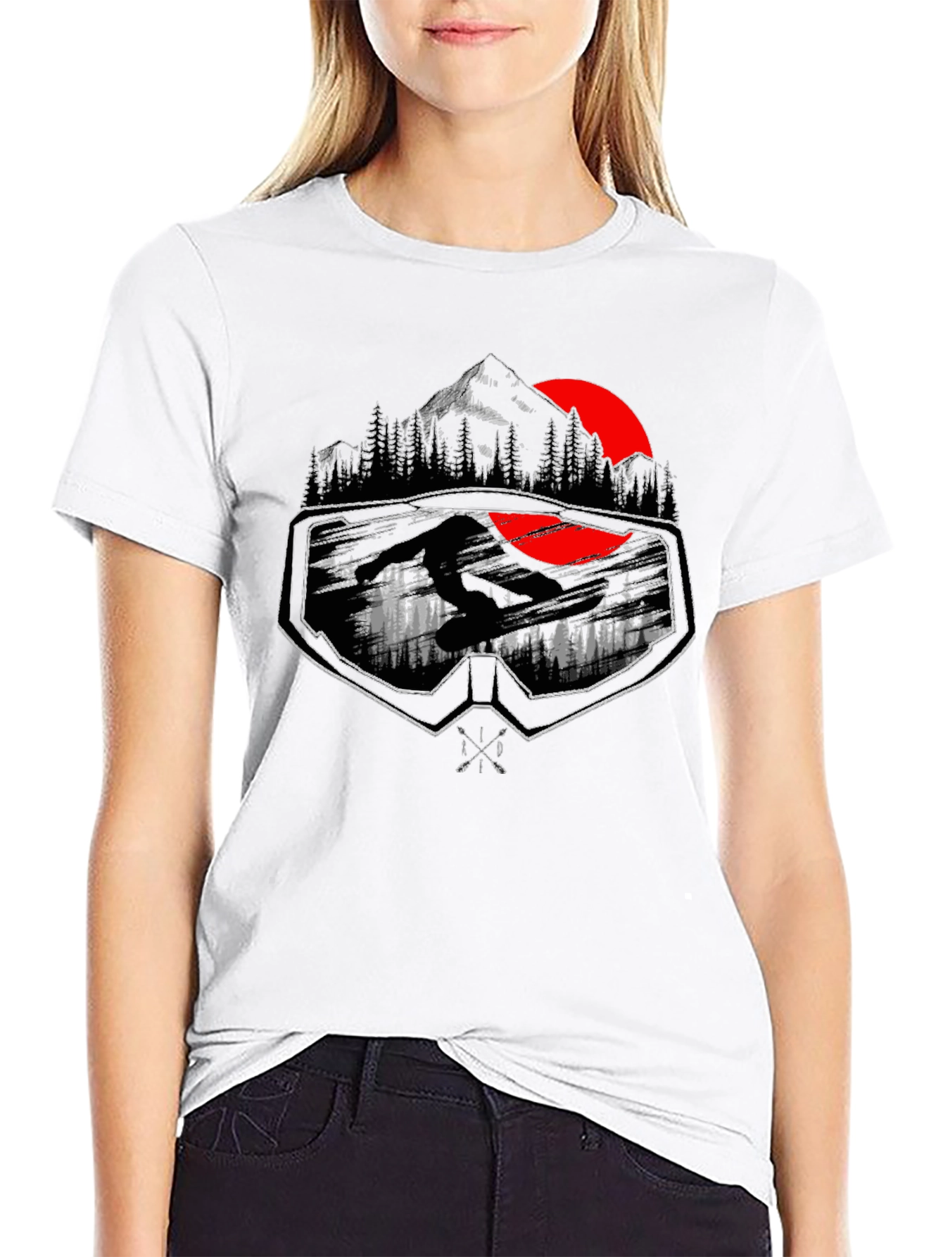 Mountain Goggles Graphic Tee - Adventure Ready