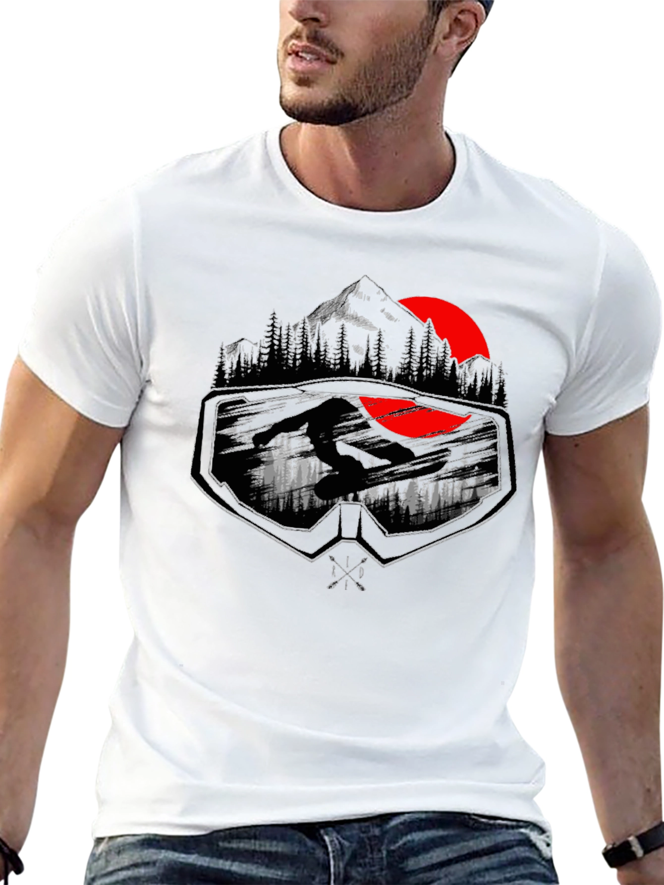 Mountain Goggles Graphic Tee - Adventure Ready