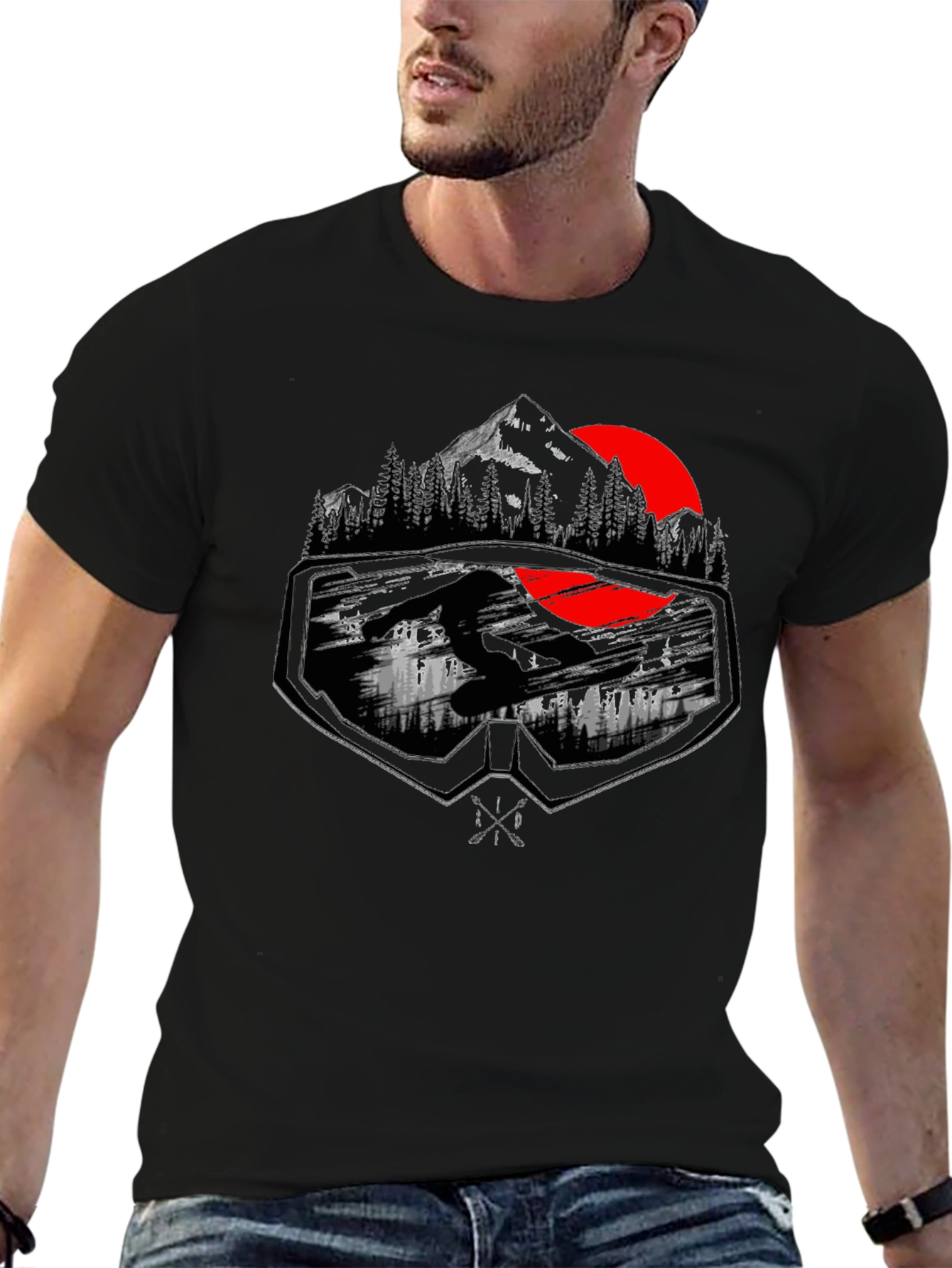 Mountain Goggles Graphic Tee - Adventure Ready