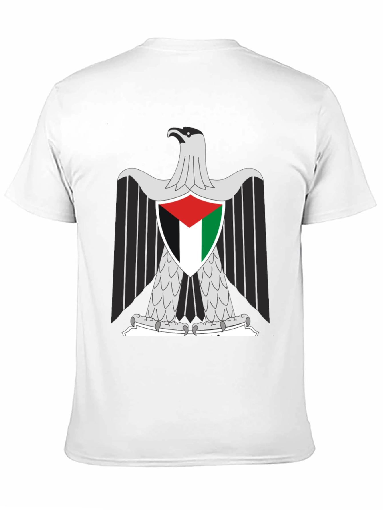 Palestine Eagle Graphic Tee - Black