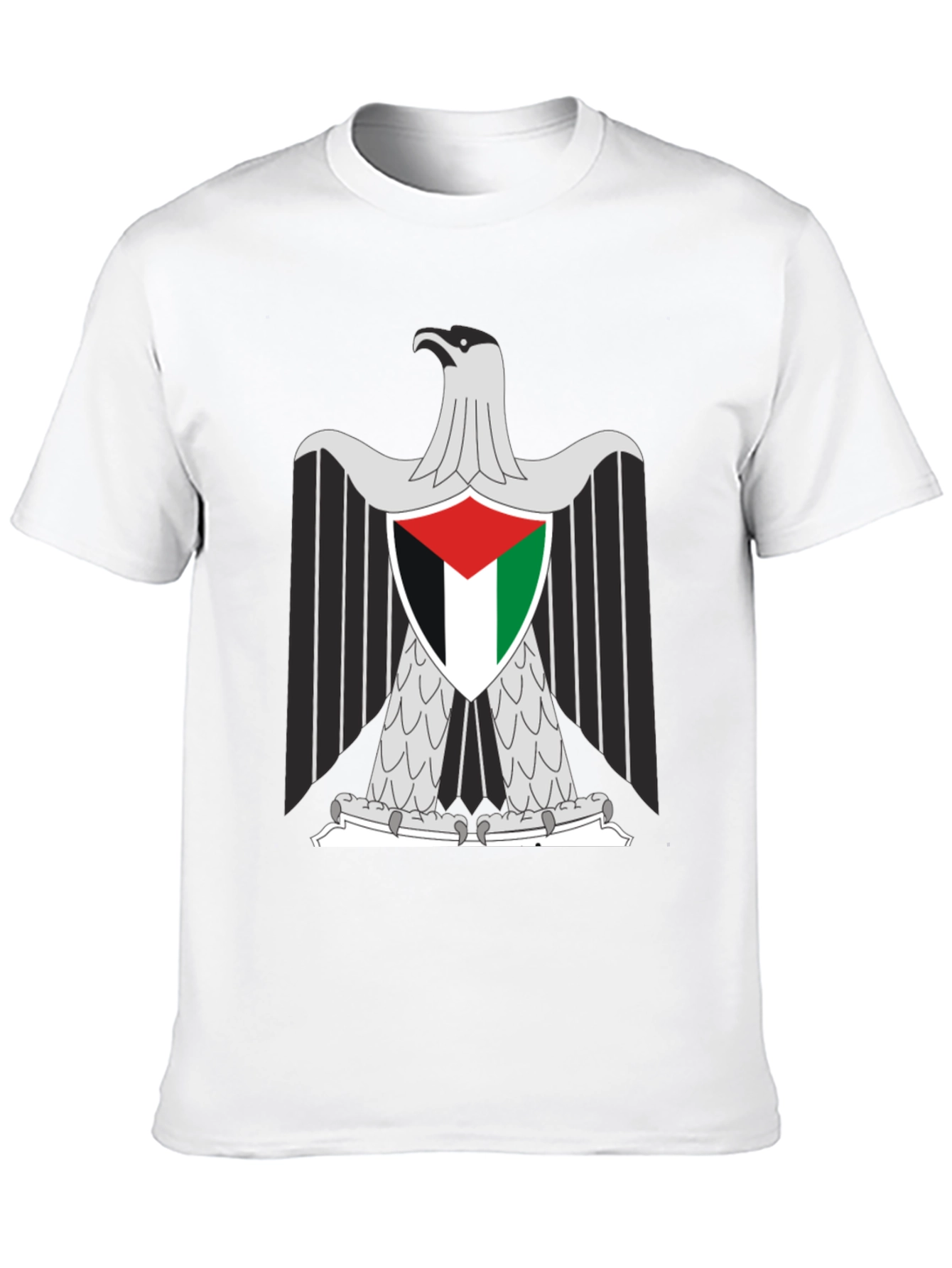 Palestine Eagle Graphic Tee - Black