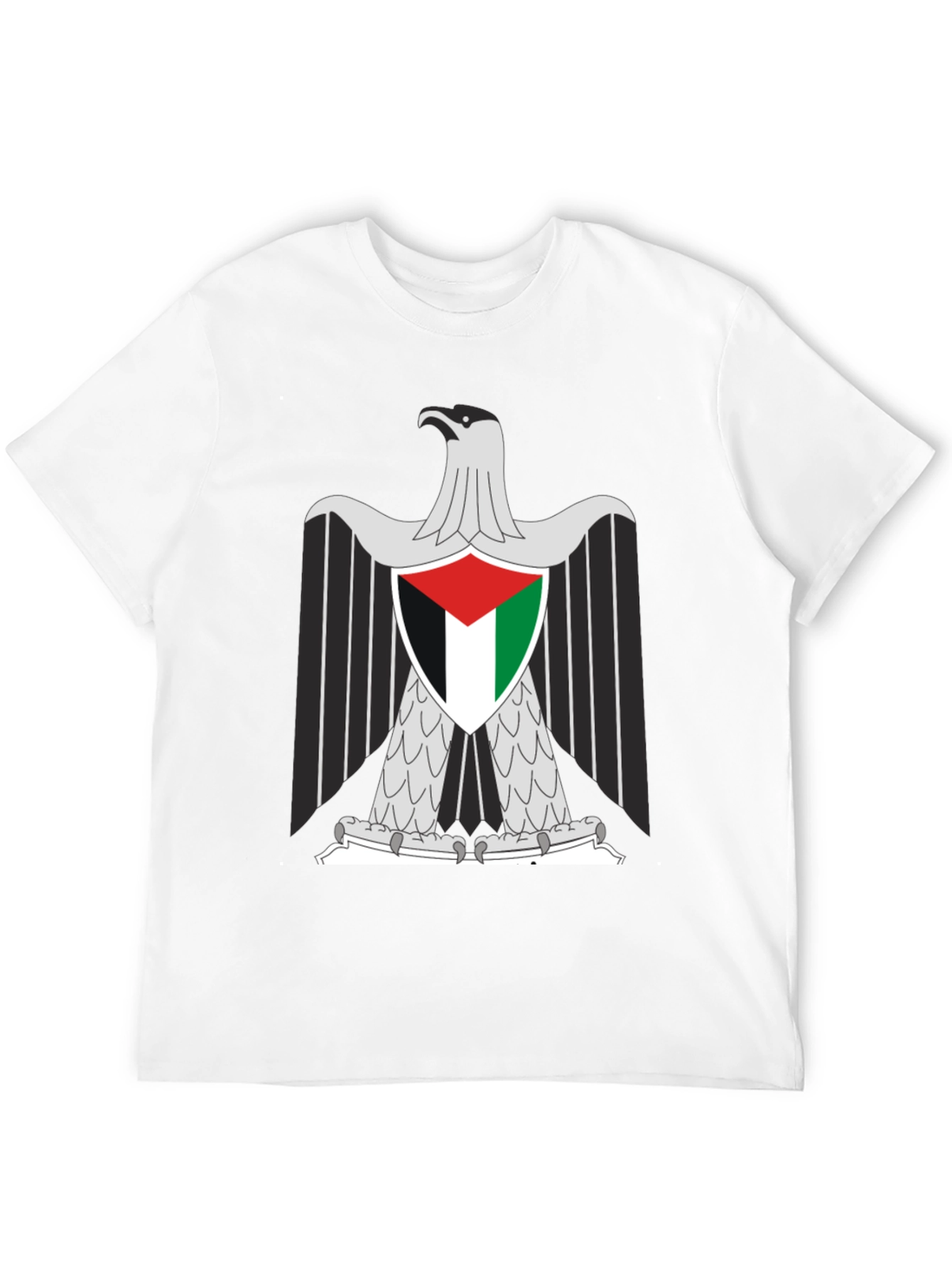 Palestine Eagle Graphic Tee - Black