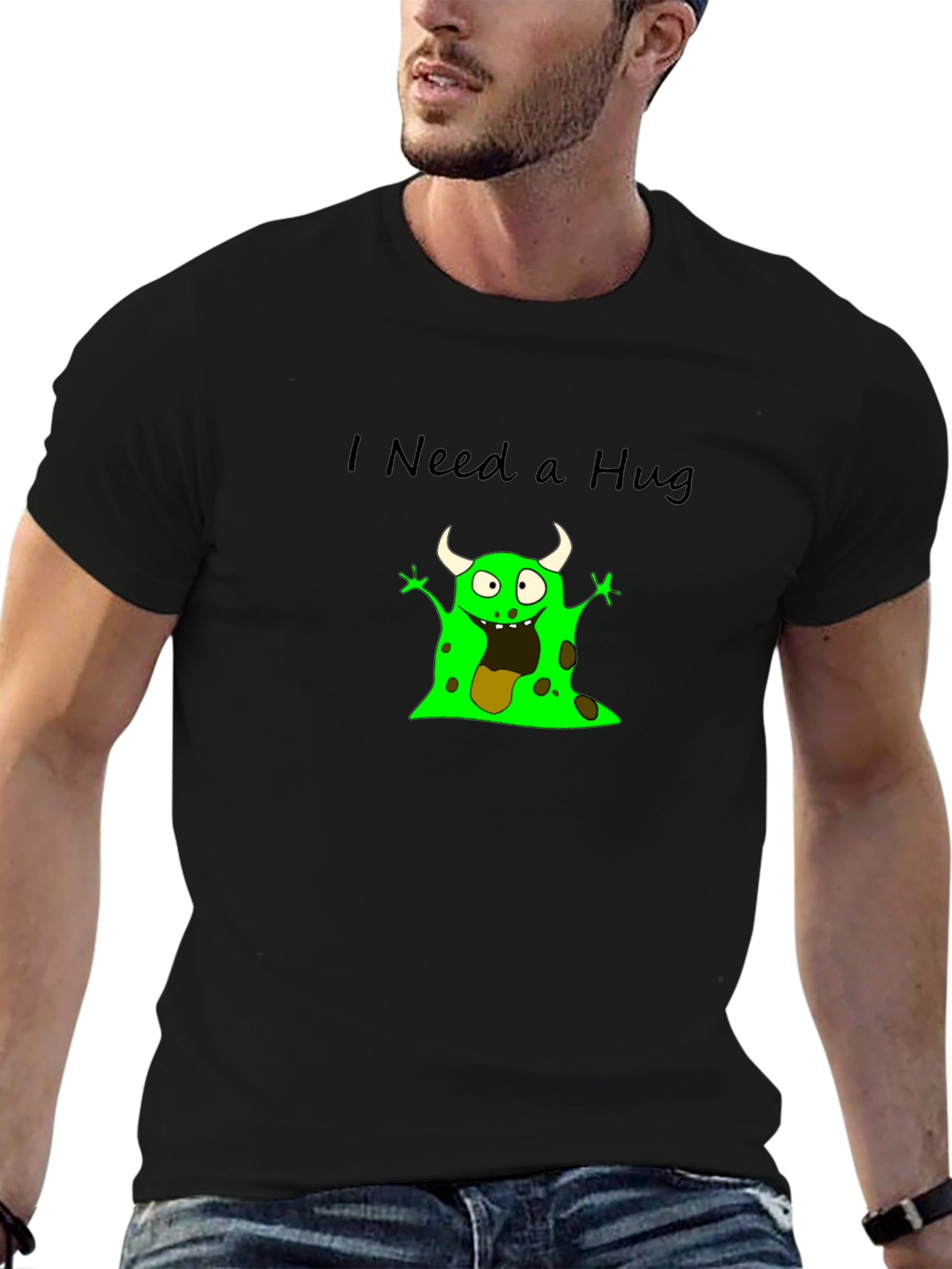 I Need a Hug Monster Graphic Tee