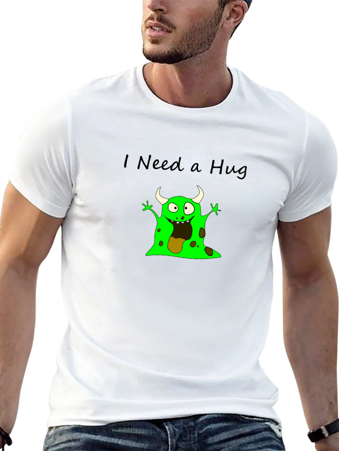 I Need a Hug Monster Graphic Tee
