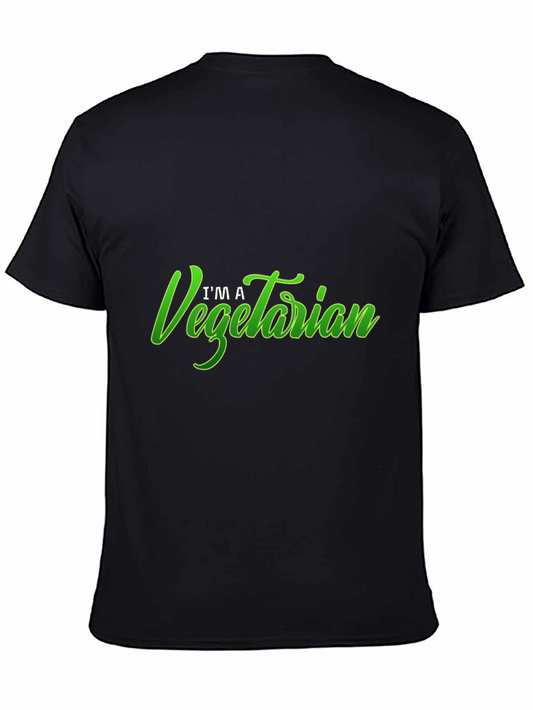 Im A Vegetarian Graphic T-Shirt