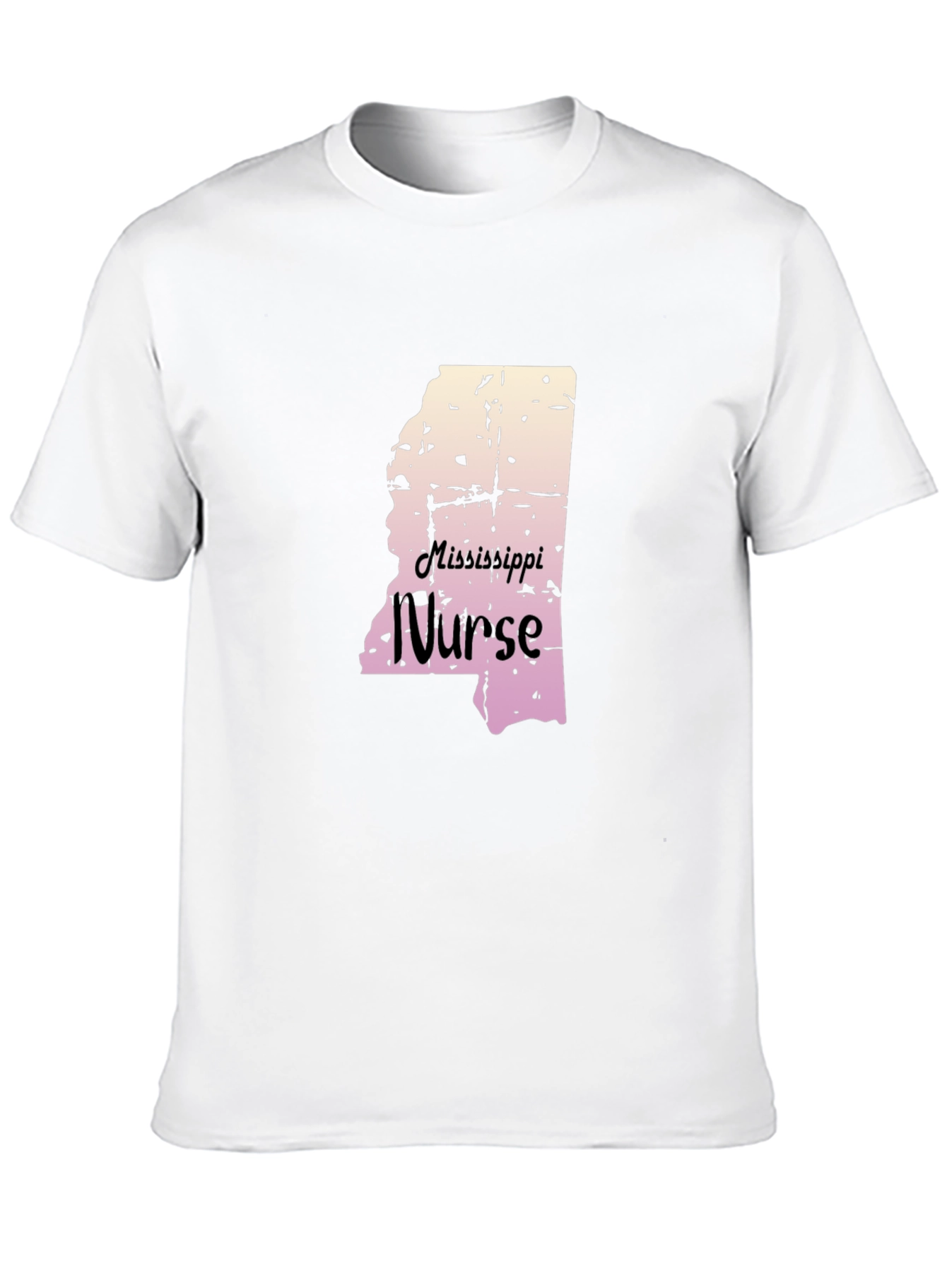 Mississippi Nurse Graphic Tee - State Pride