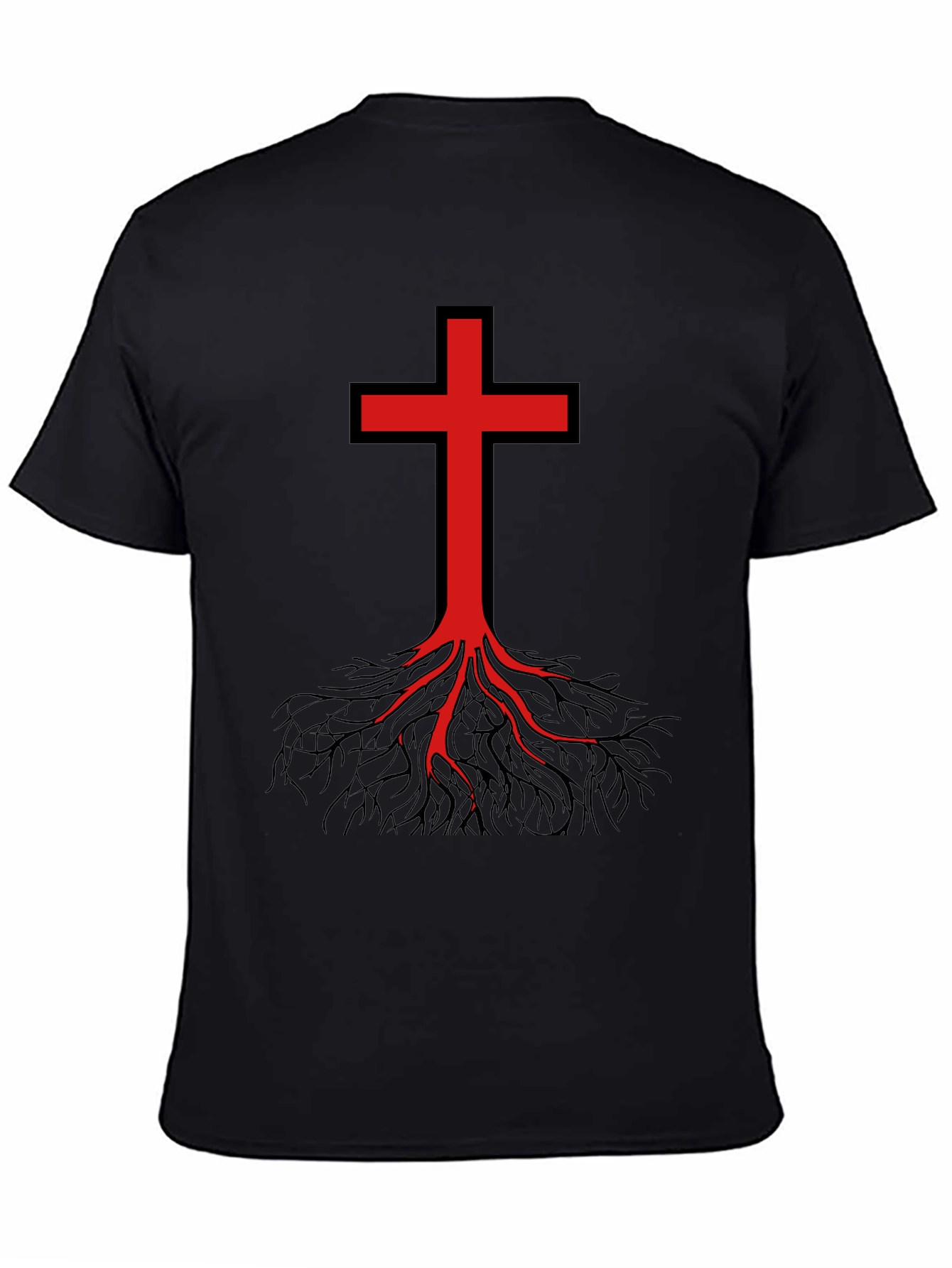 Rooted Faith Graphic Tee - Black