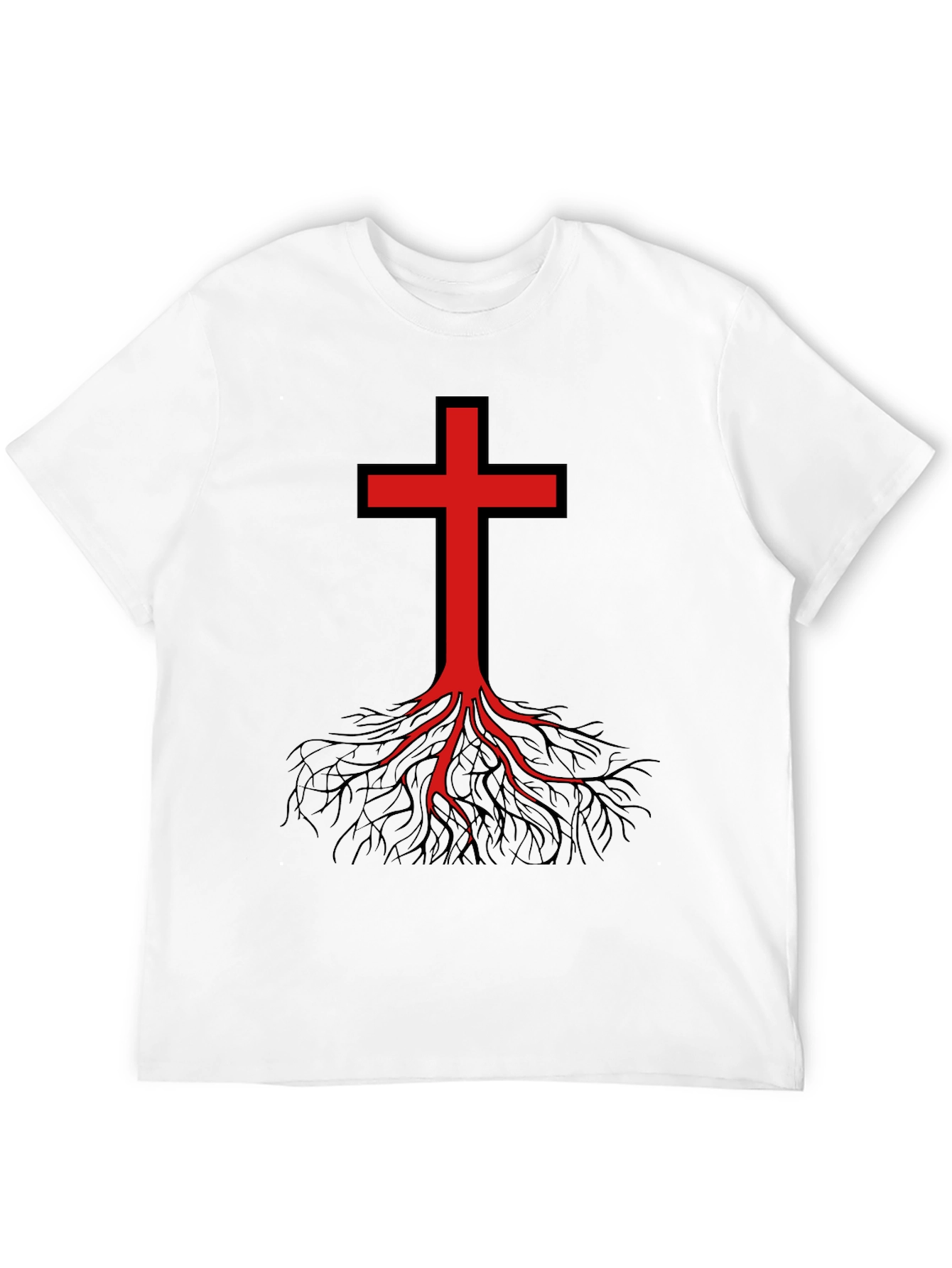 Rooted Faith Graphic Tee - Black