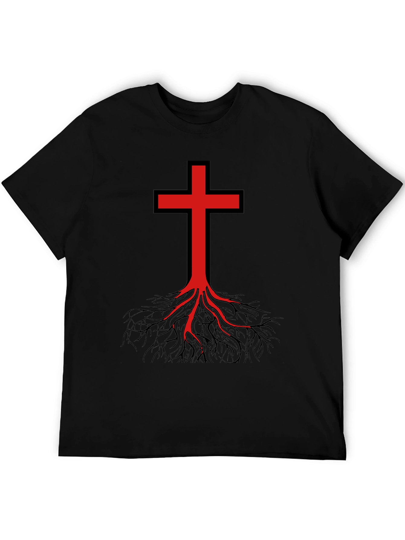 Rooted Faith Graphic Tee - Black
