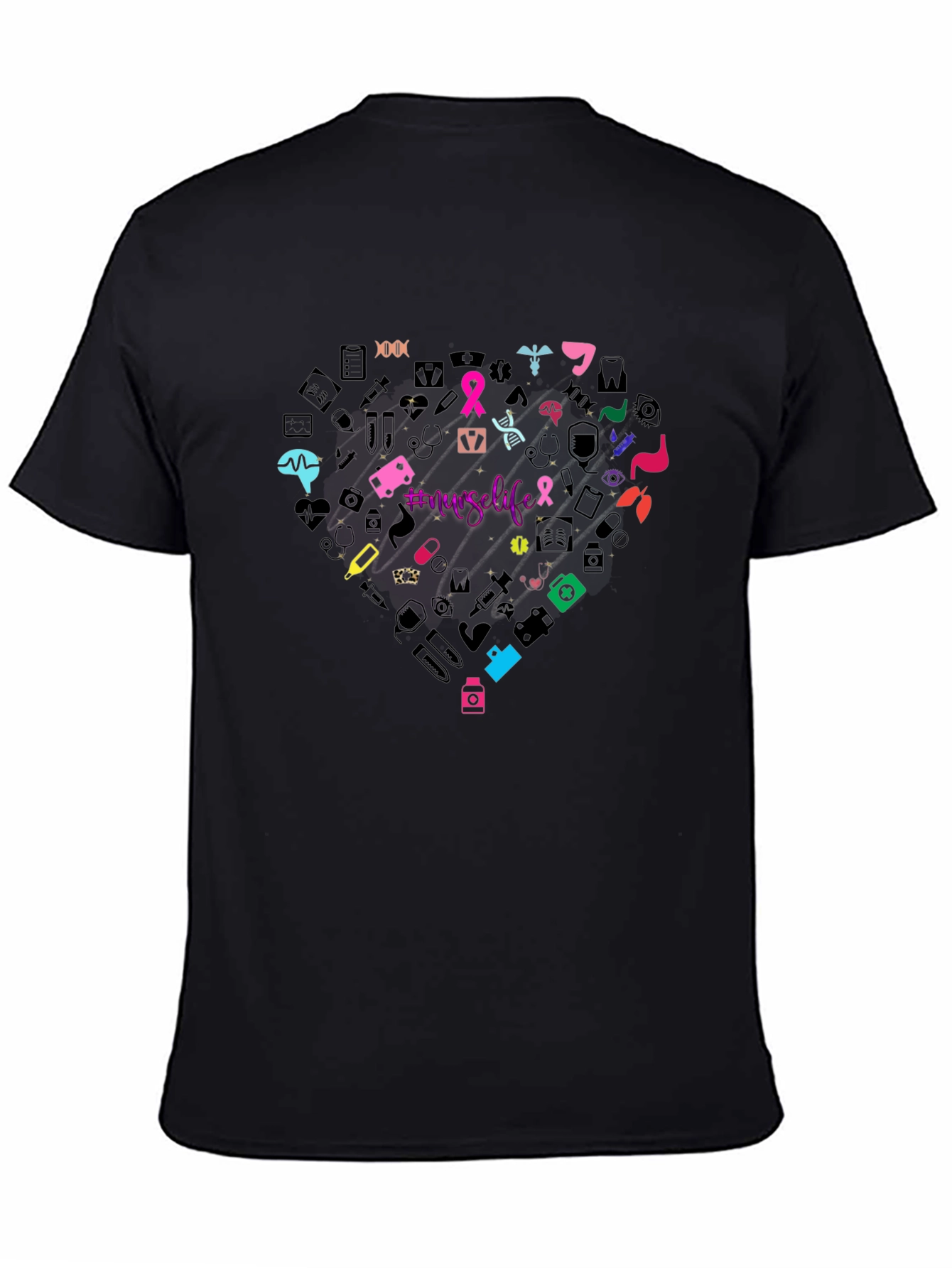 Nurse Life Heart Graphic T-Shirt Unisex