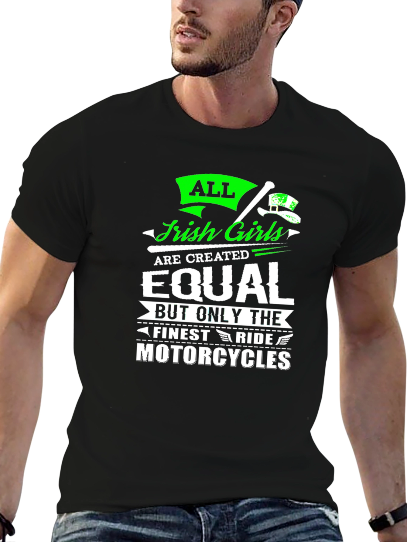 Irish Girls Motorcycles T-Shirt