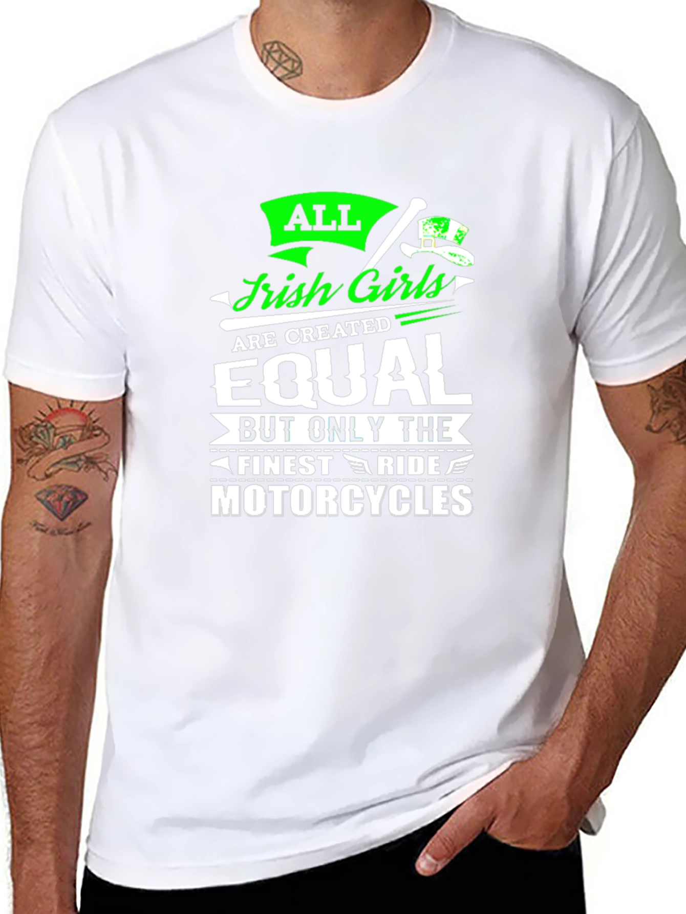 Irish Girls Motorcycles T-Shirt