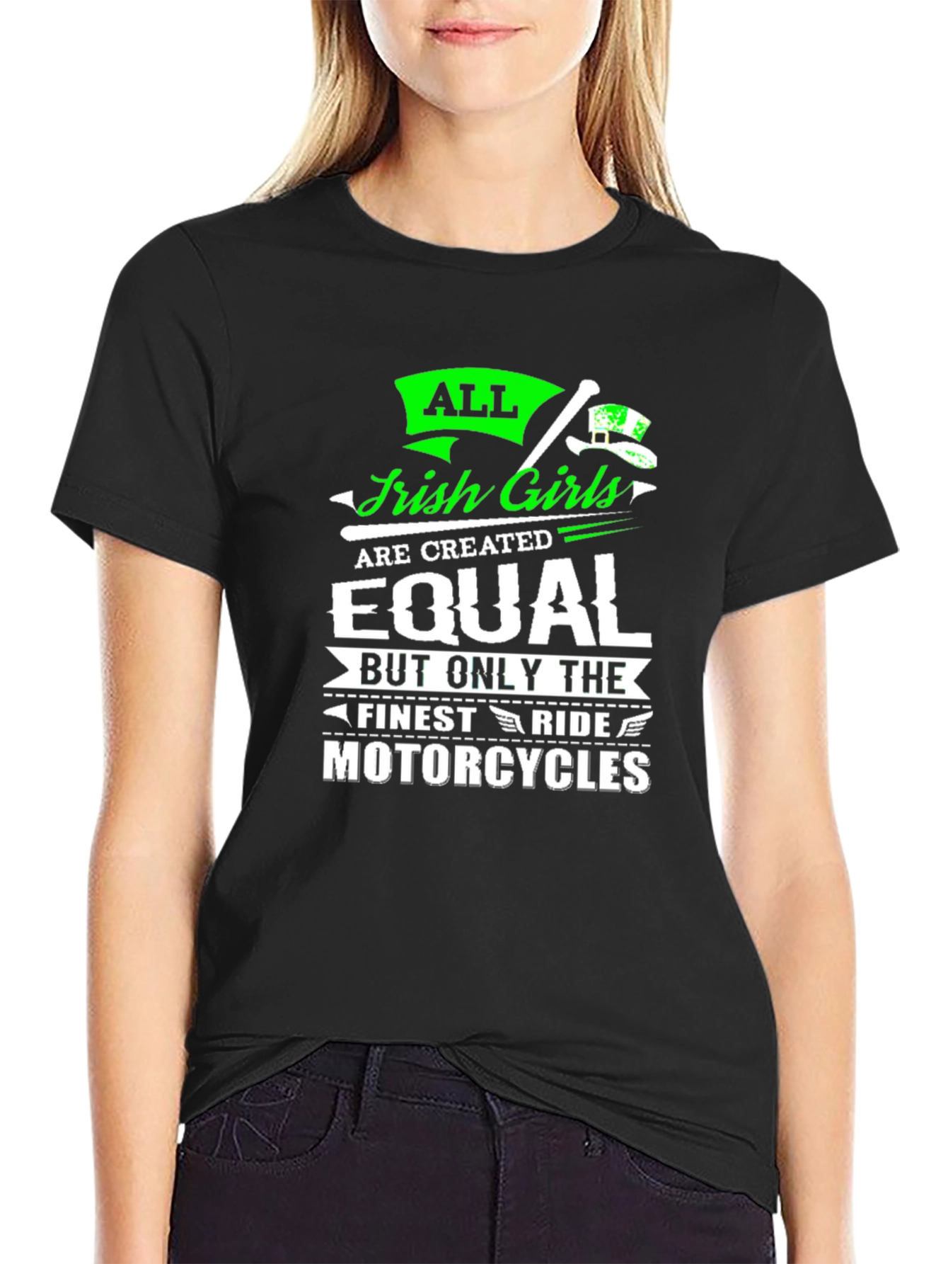 Irish Girls Motorcycles T-Shirt