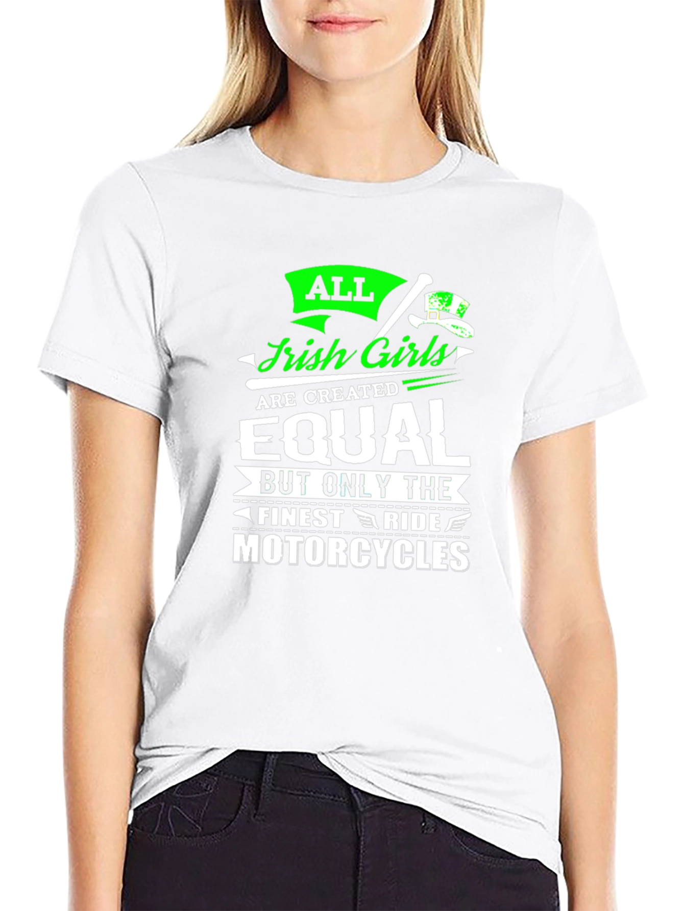 Irish Girls Motorcycles T-Shirt
