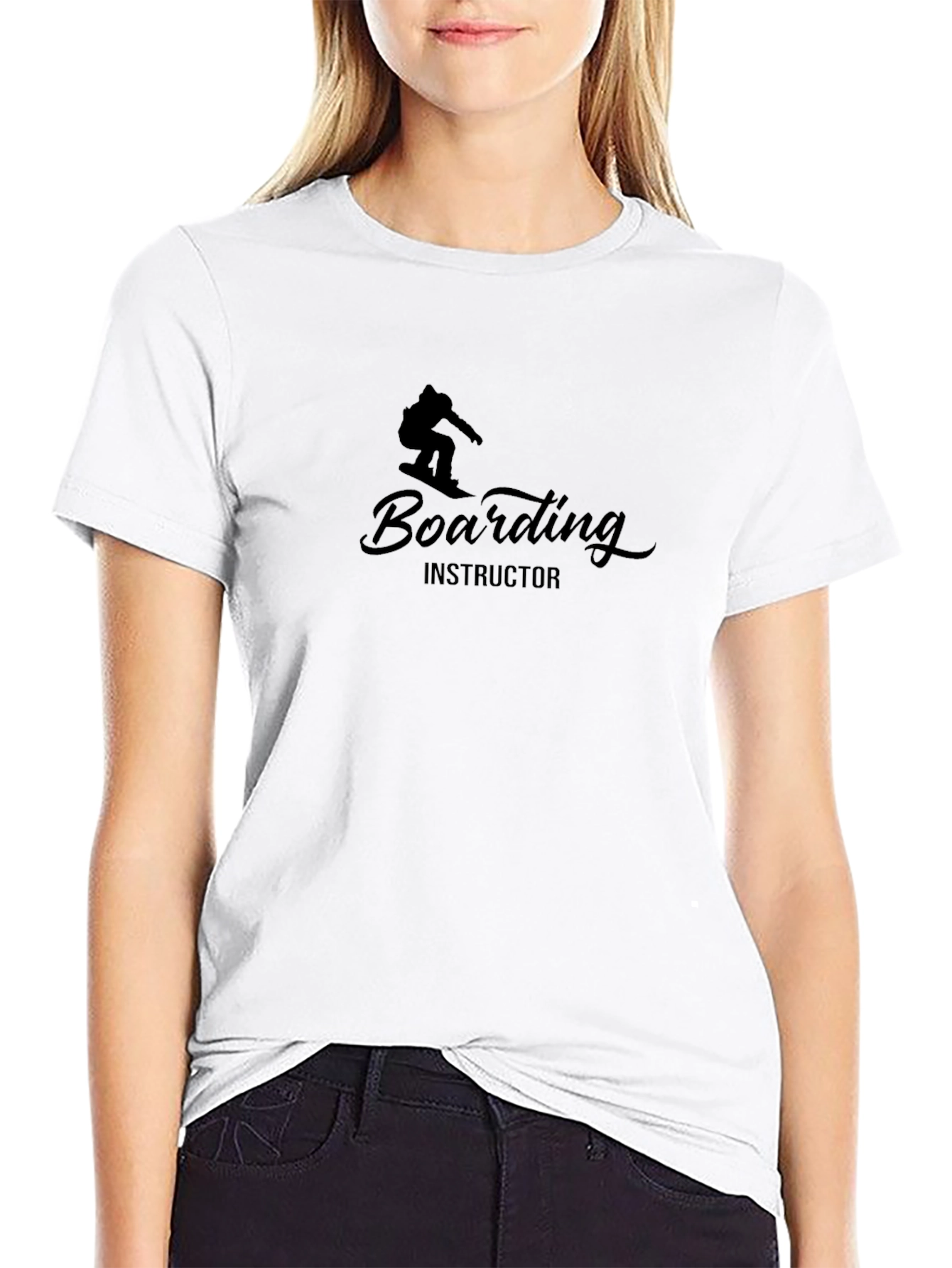 Boarding Instructor Black T-Shirt