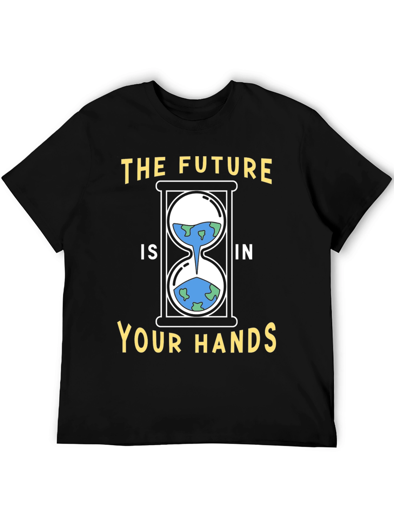 Earth Hourglass Graphic Tee - Save the Planet