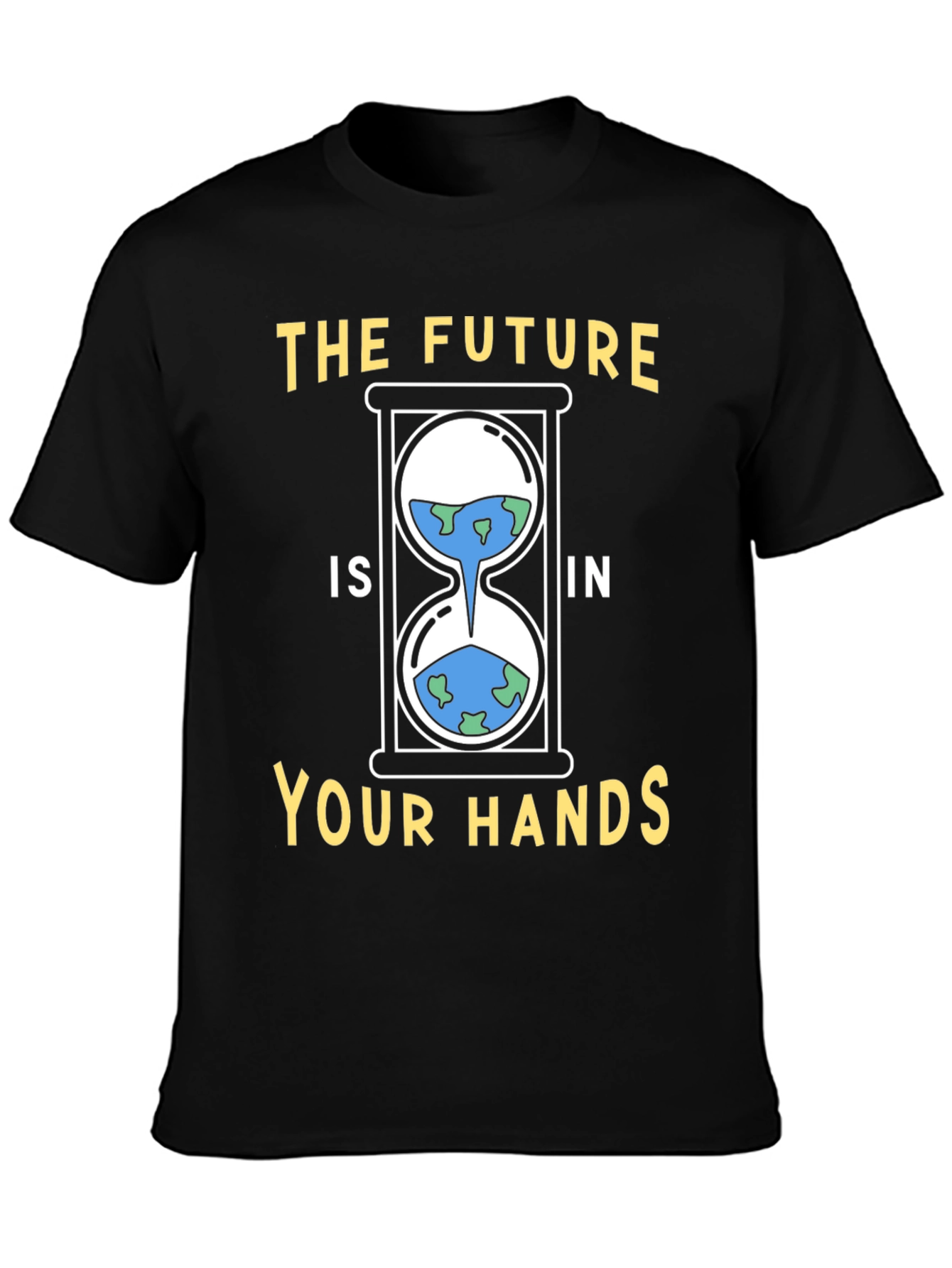 Earth Hourglass Graphic Tee - Save the Planet
