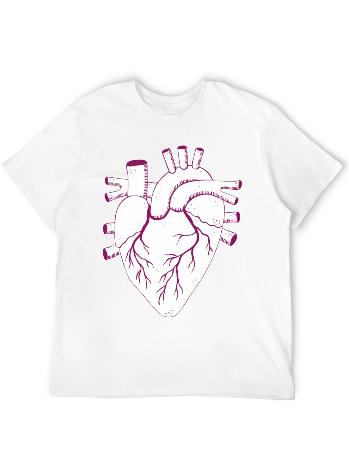 Anatomical Heart Graphic Tee - Unisex Cotton T-Shirt