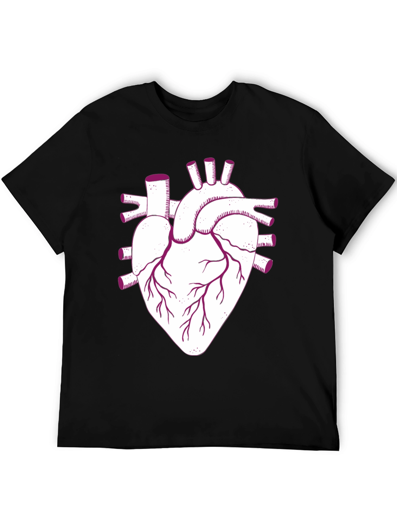 Anatomical Heart Graphic Tee - Unisex Cotton T-Shirt