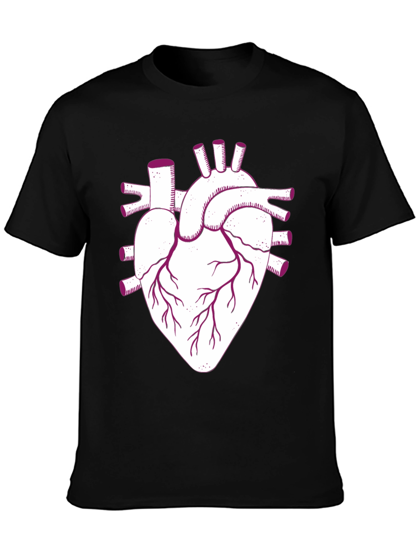 Anatomical Heart Graphic Tee - Unisex Cotton T-Shirt
