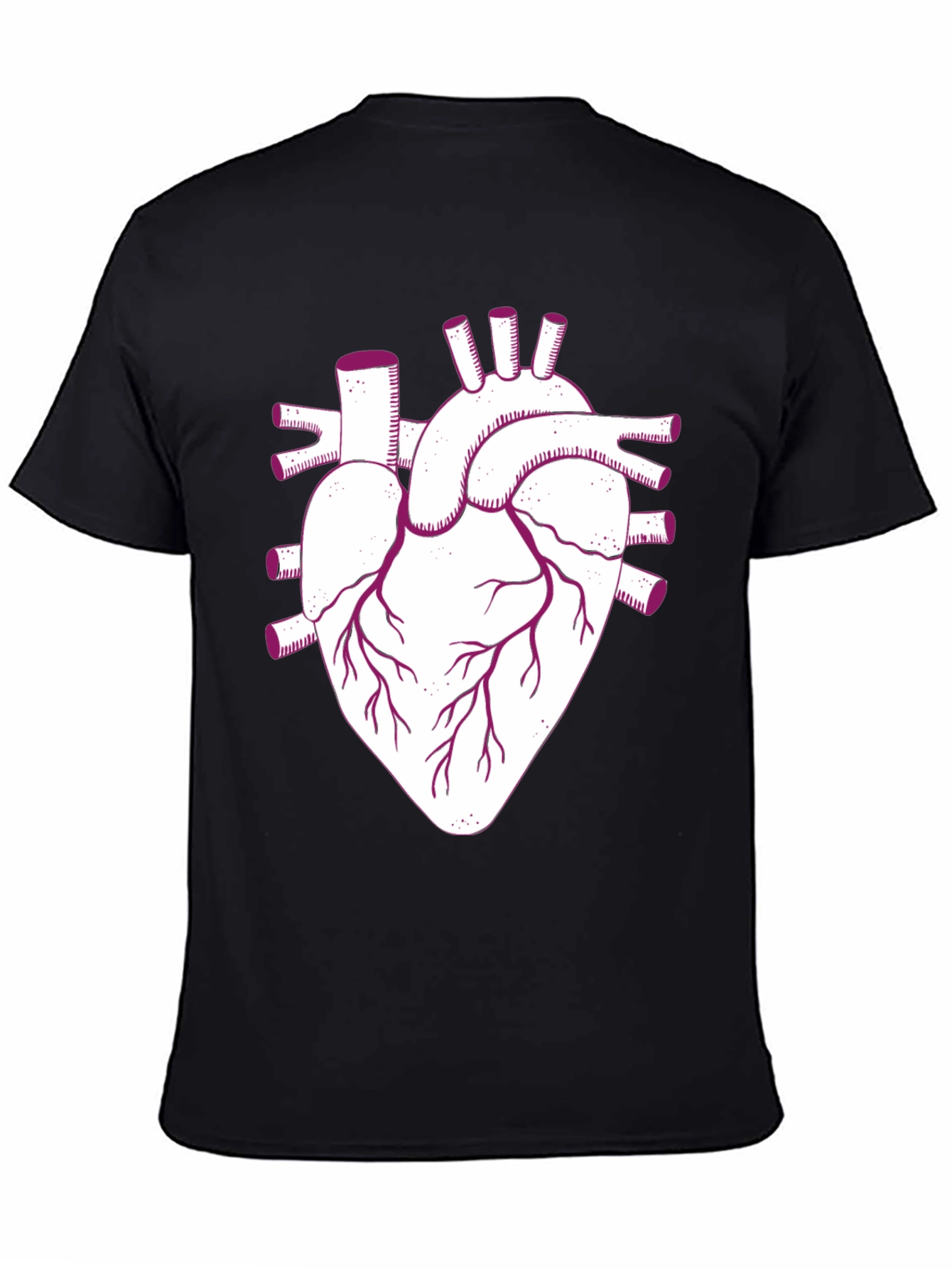 Anatomical Heart Graphic Tee - Unisex Cotton T-Shirt