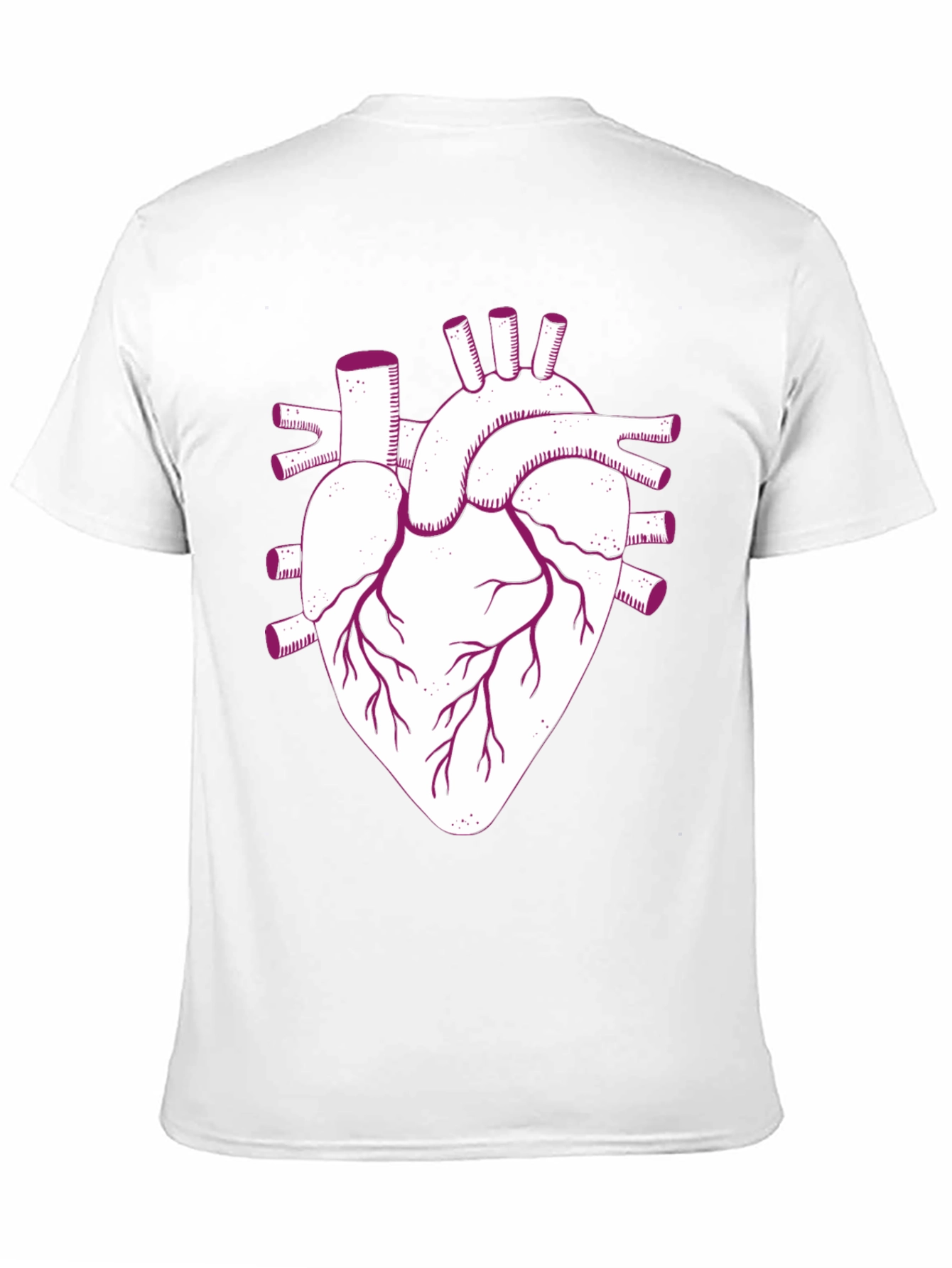 Anatomical Heart Graphic Tee - Unisex Cotton T-Shirt