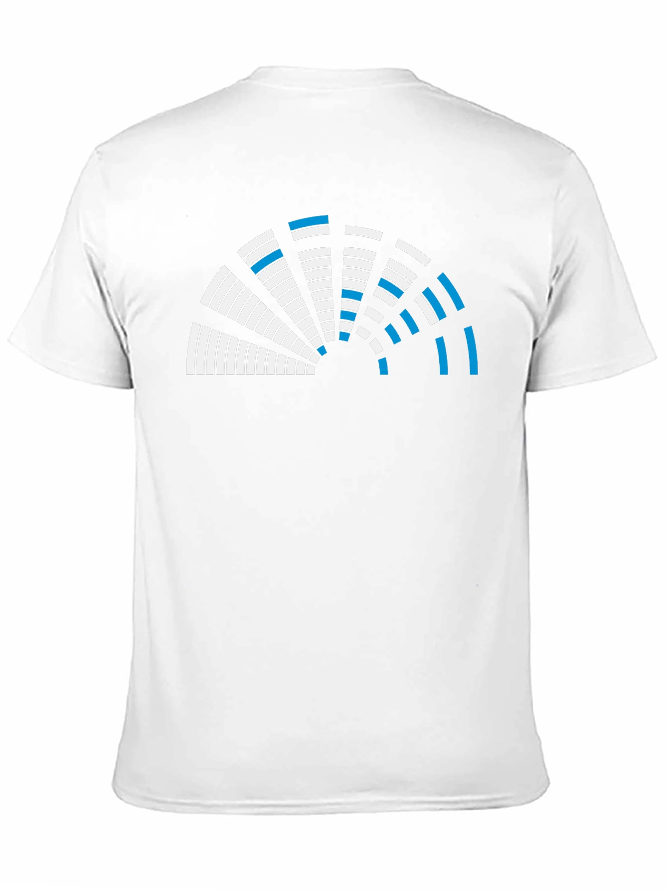 Abstract Graphic Tee - Black Crew Neck Shirt