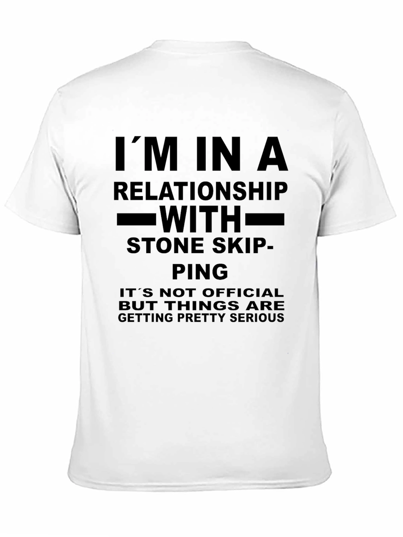 Stone Skipping Relationship T-Shirt Funny