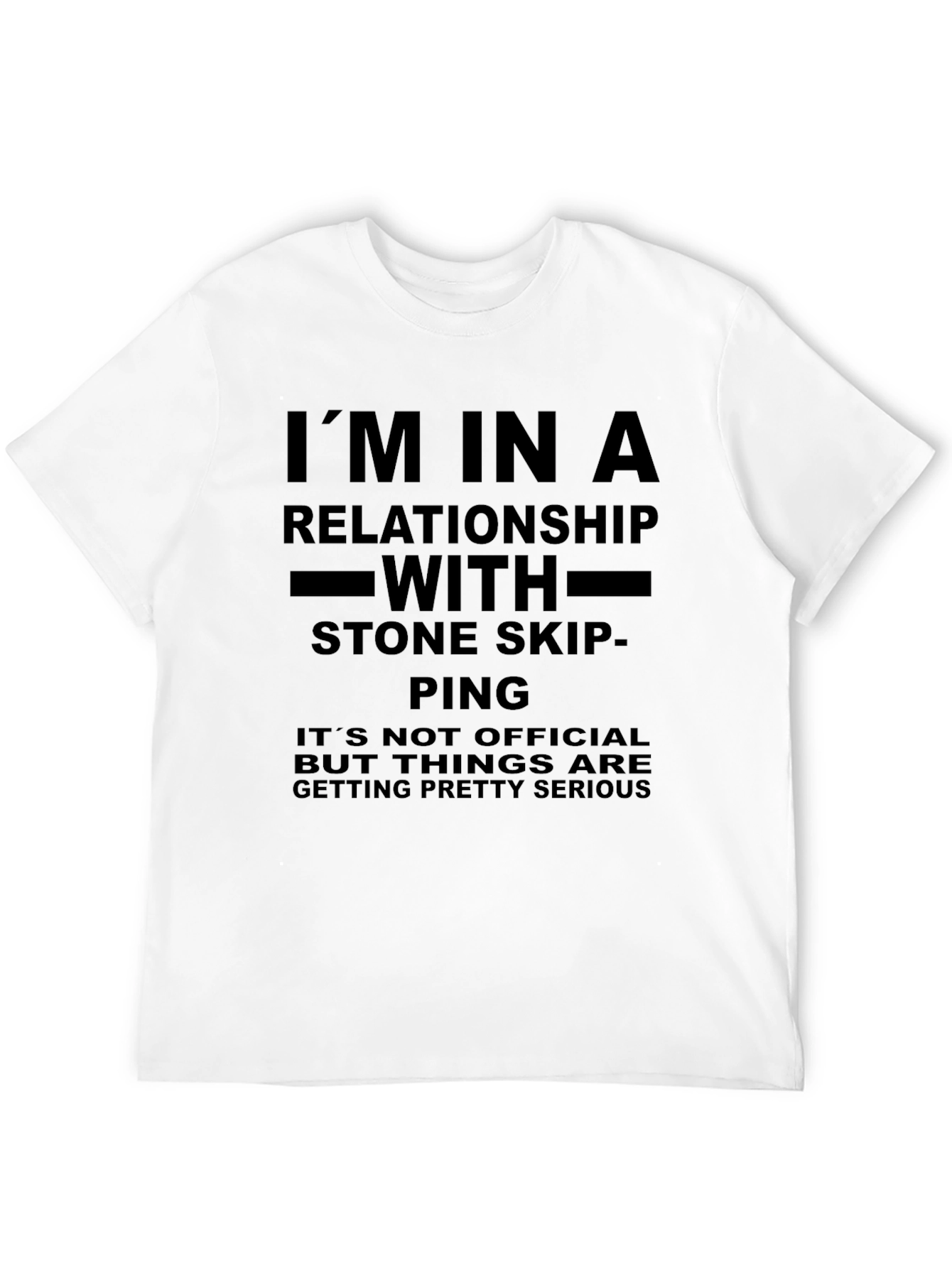 Stone Skipping Relationship T-Shirt Funny