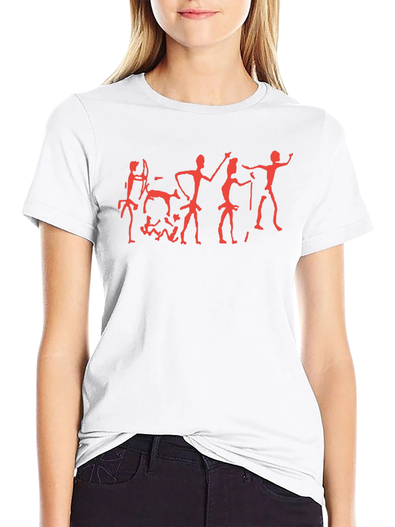 Cave Painting T-Shirt - Black