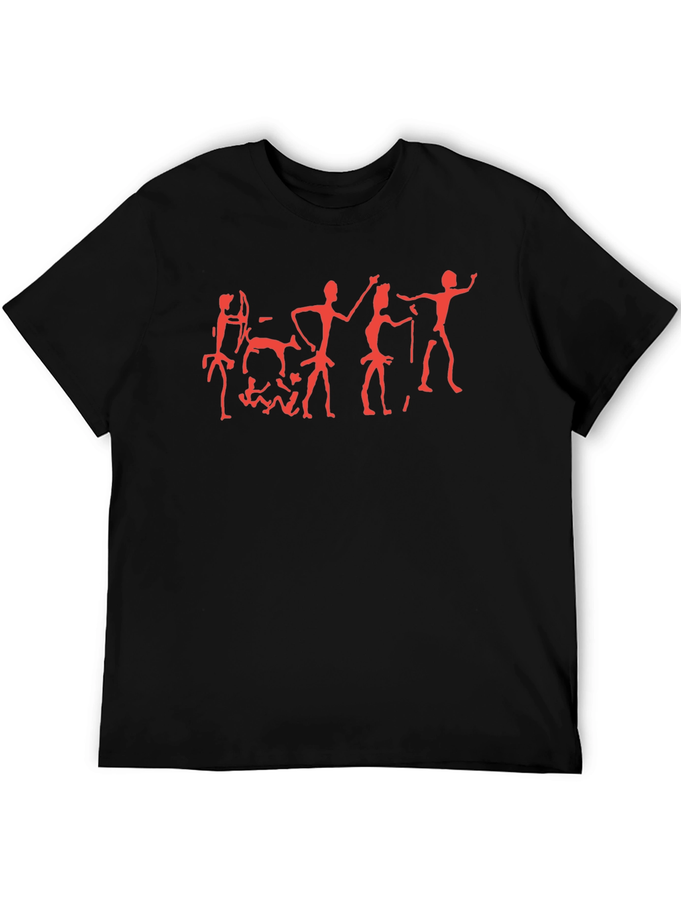 Cave Painting T-Shirt - Black