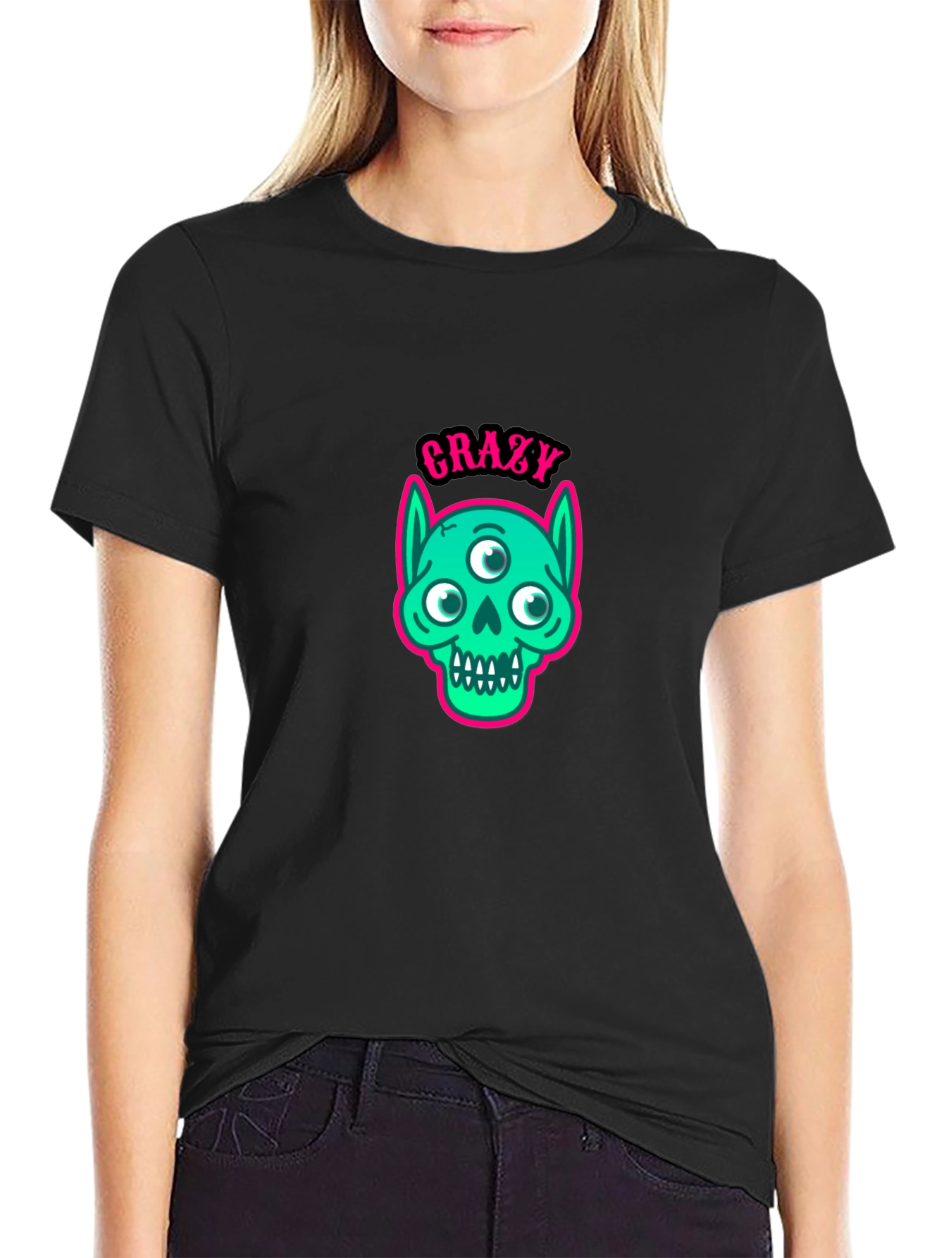 Crazy Monster Graphic T-Shirt