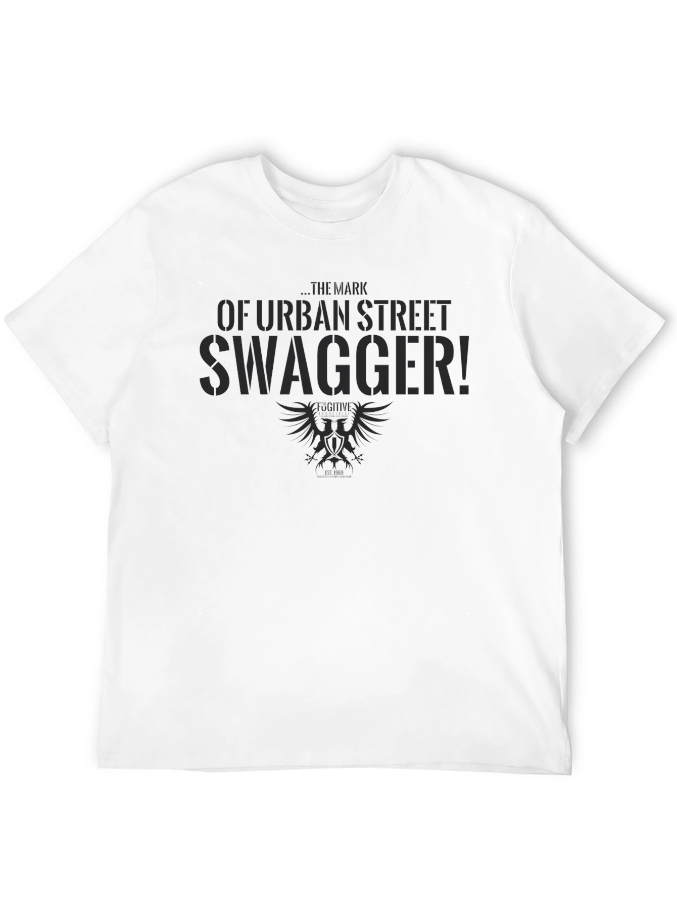 Urban Street Swagger Graphic Tee - Black