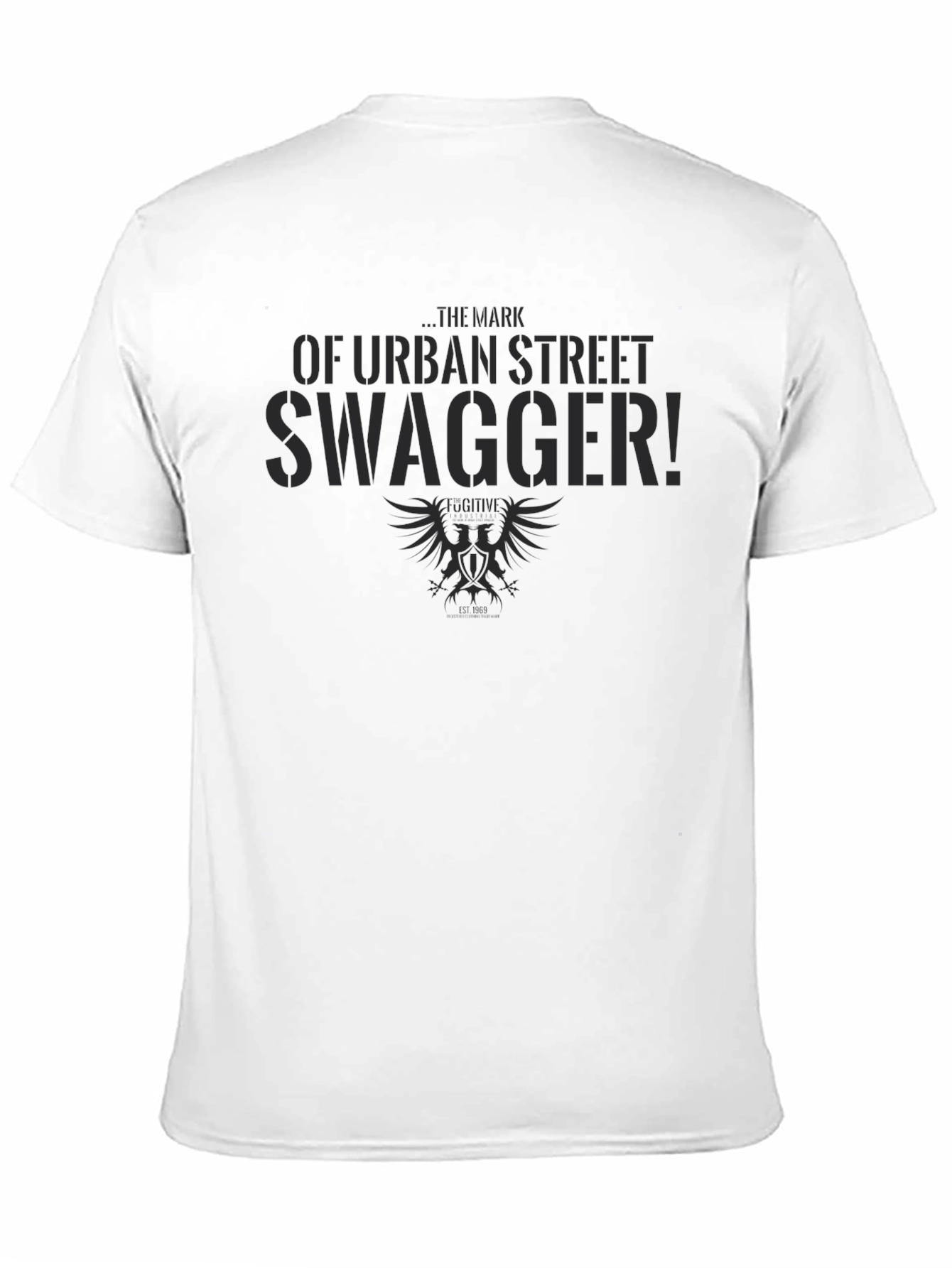 Urban Street Swagger Graphic Tee - Black