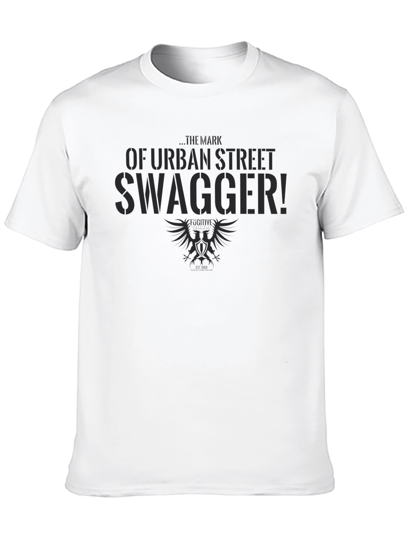 Urban Street Swagger Graphic Tee - Black